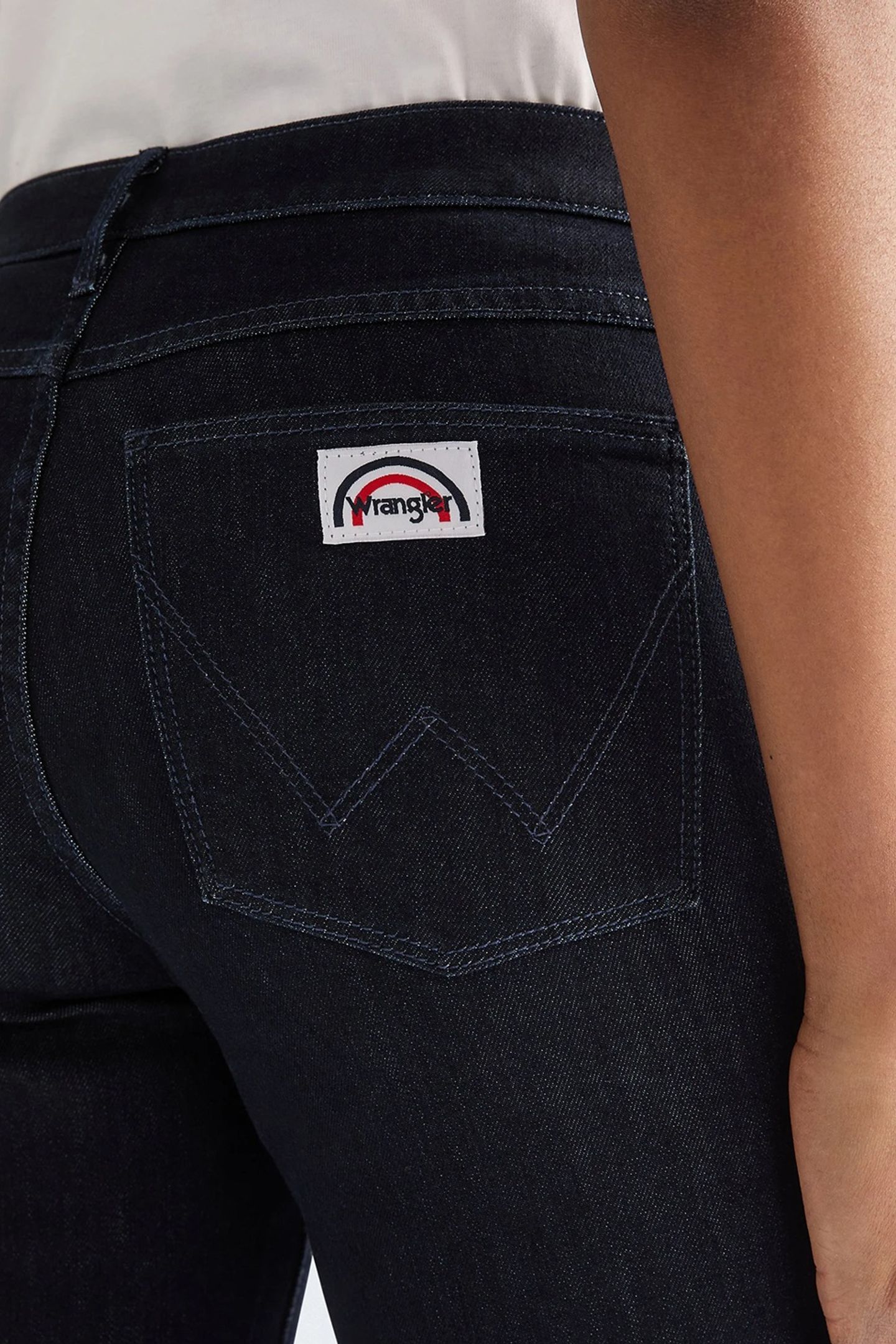 FLARE DARK NAVY BLUE JEANS 5