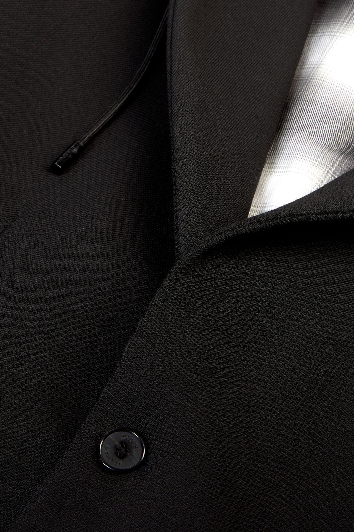 SUIT JACKET WITH HOOD BLACK 6