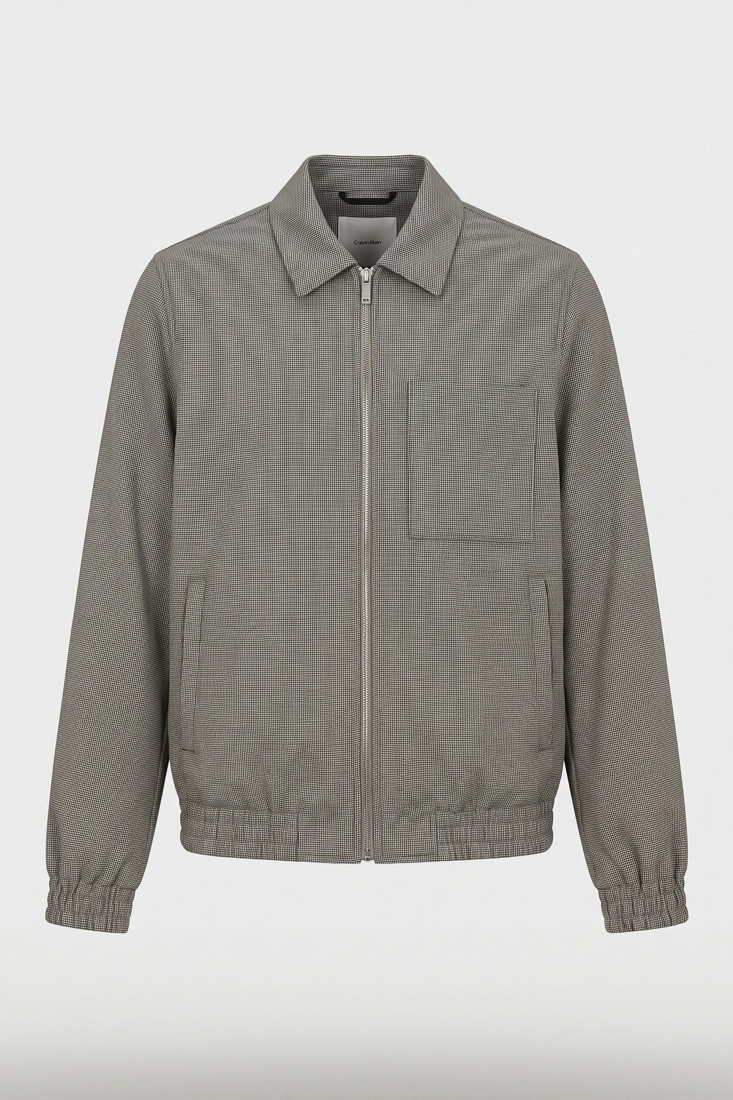 LS WOOL HOUNDSTOOTH JACKET BRILLIANT WHITE 3