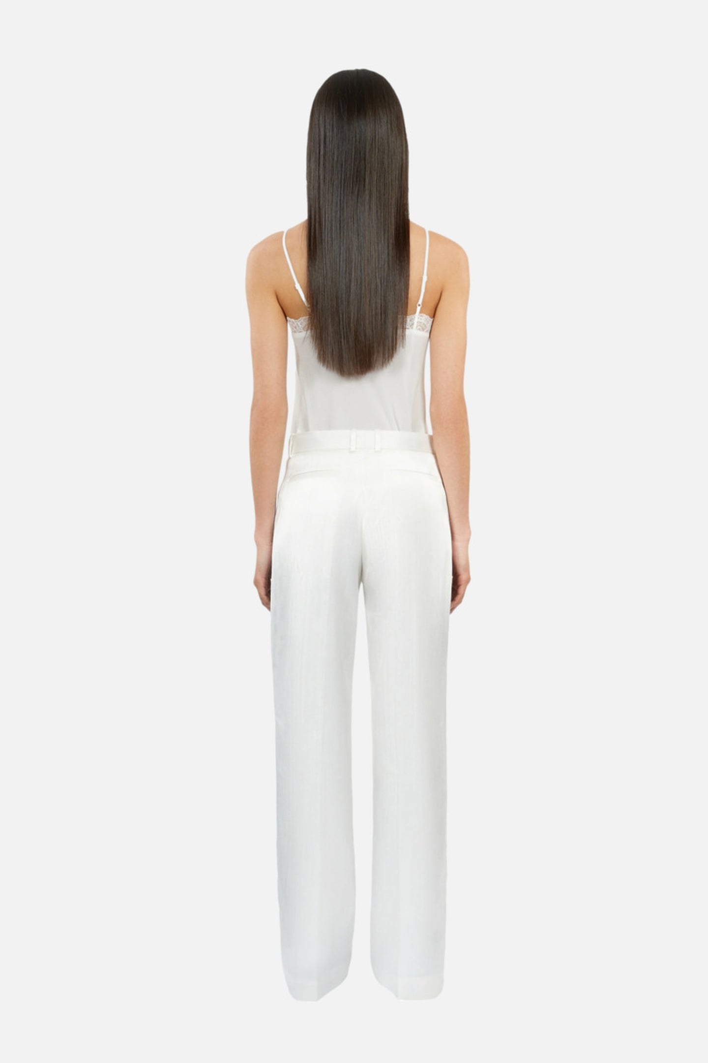 WIDE COSTUME TROUSERS WHITE 4