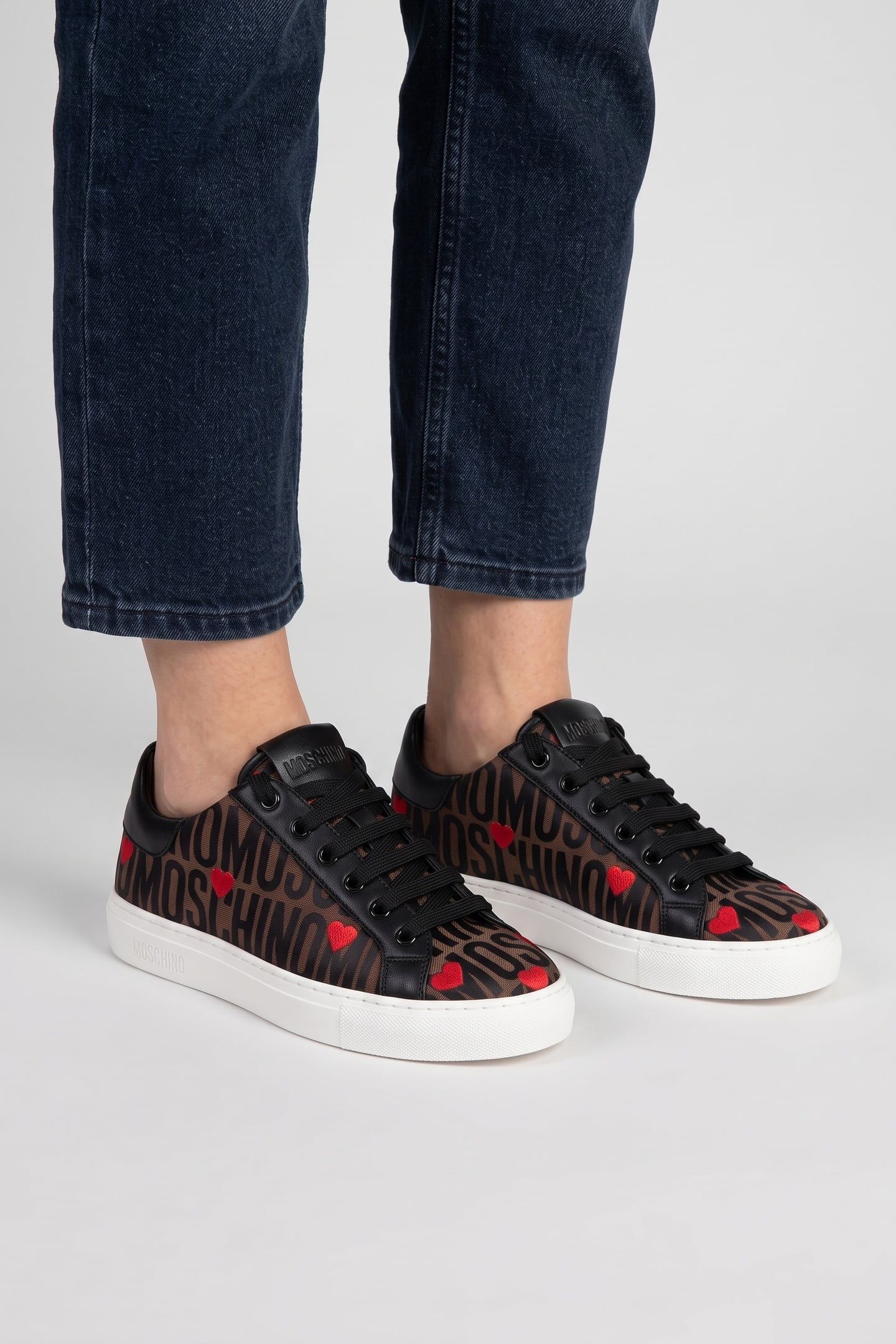 CALFSKIN SNEAKERS BROWN 3
