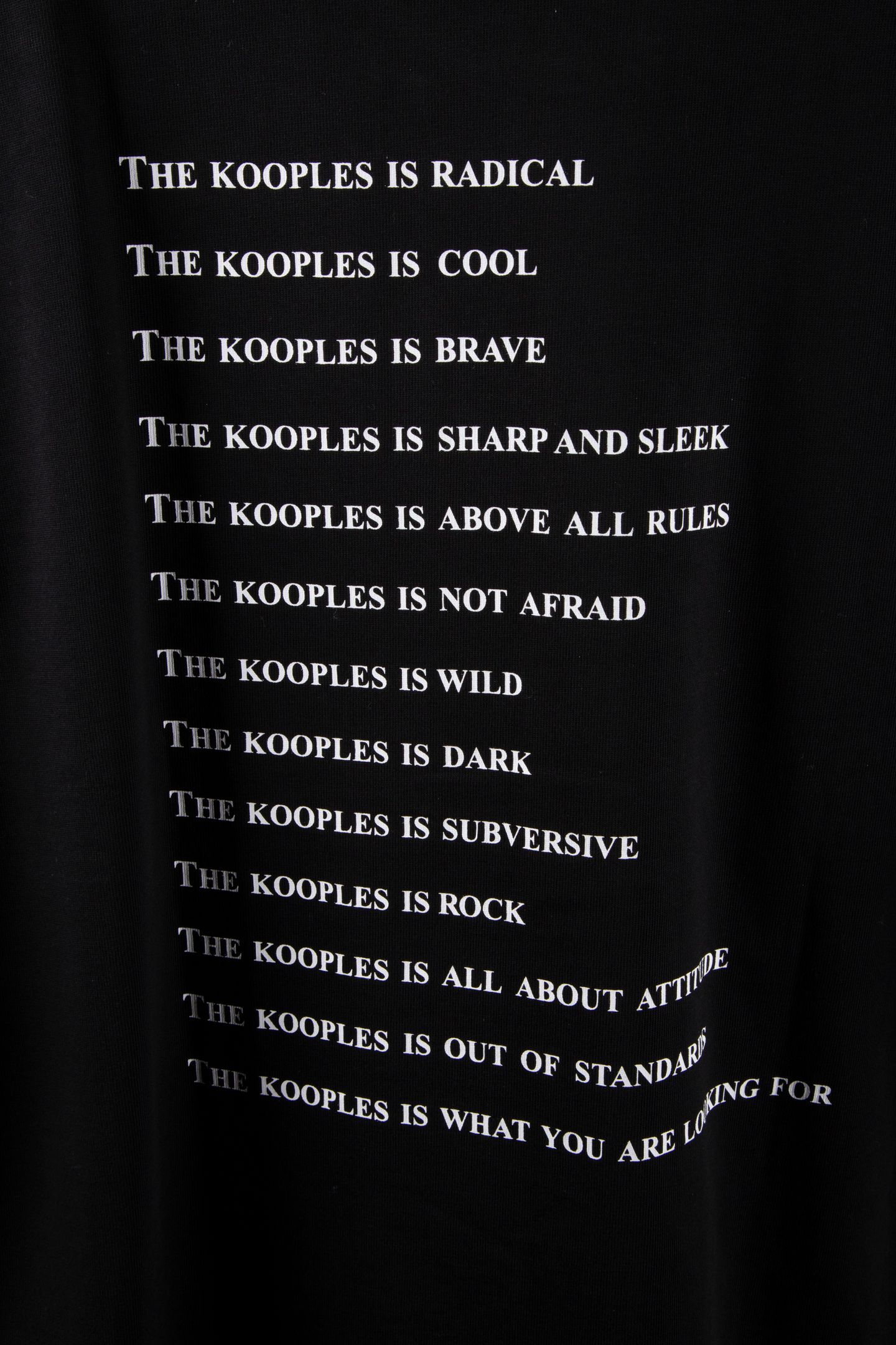 SHORT-SLEEVED T-SHIRT WITH PRINT ON THE FRONT AND BACK BLACK 5