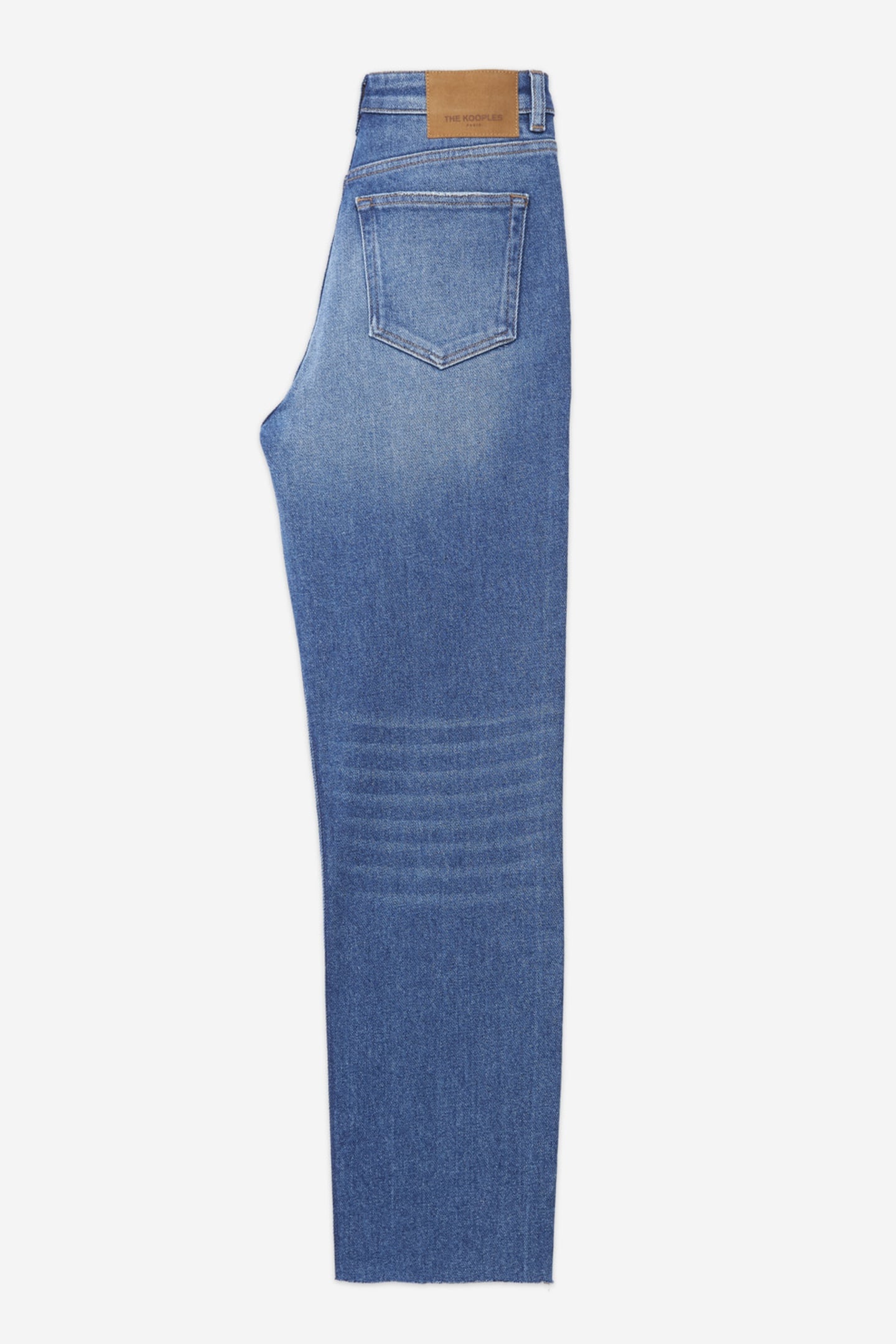 STRAIGHT-LEG DENIM PANTS WITH 5 POCKETS BLUE WASHED 6