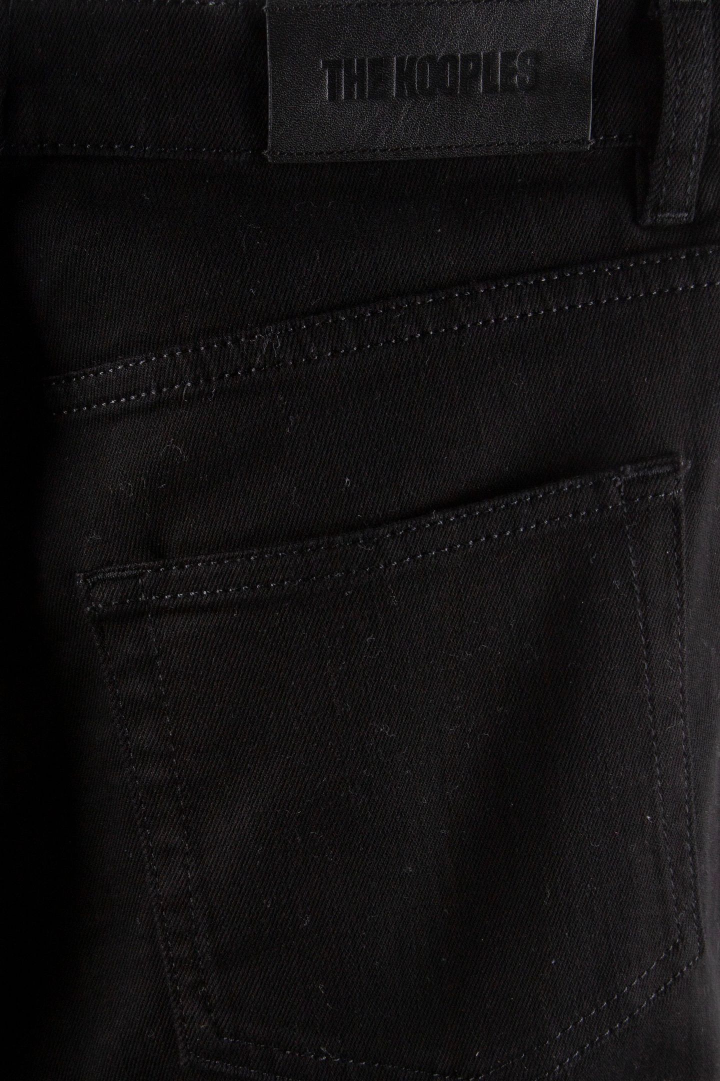 SLIM BLACK DENIM JEANS BLACK BRUT 5