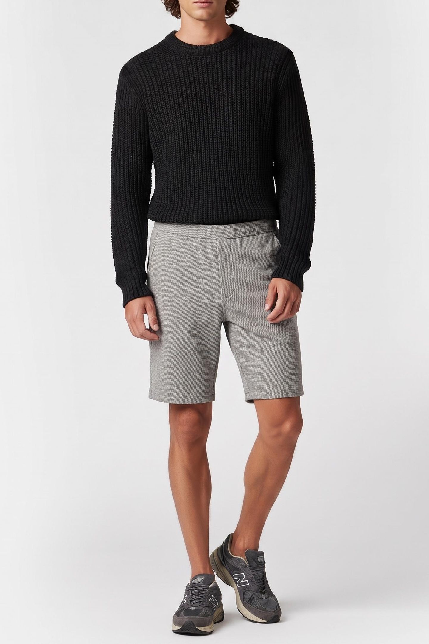 FEELGOOD SHORTS GRIS CHINE 2