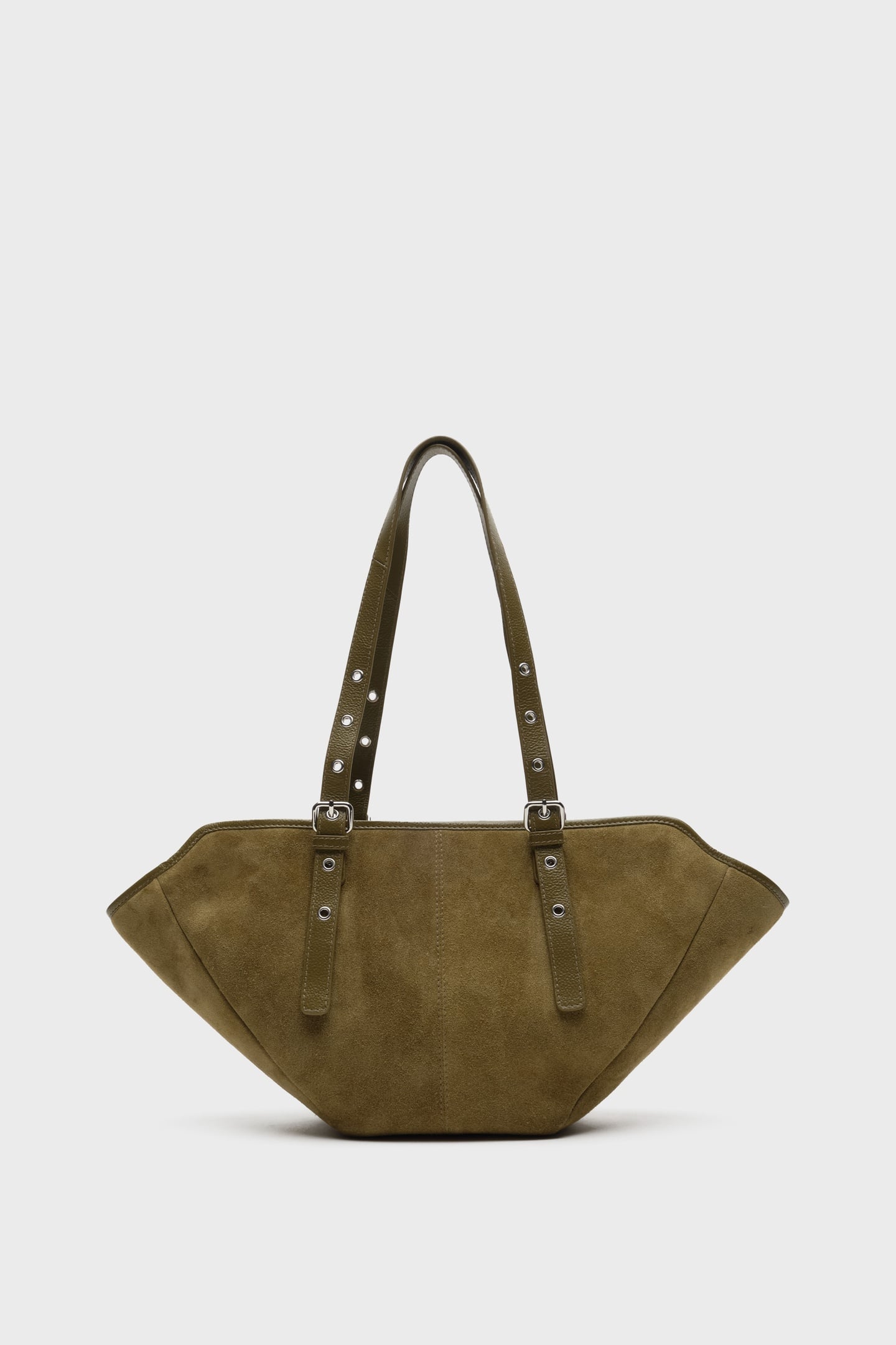 SMALL NORA SUEDE DUSTY OLIVE 3