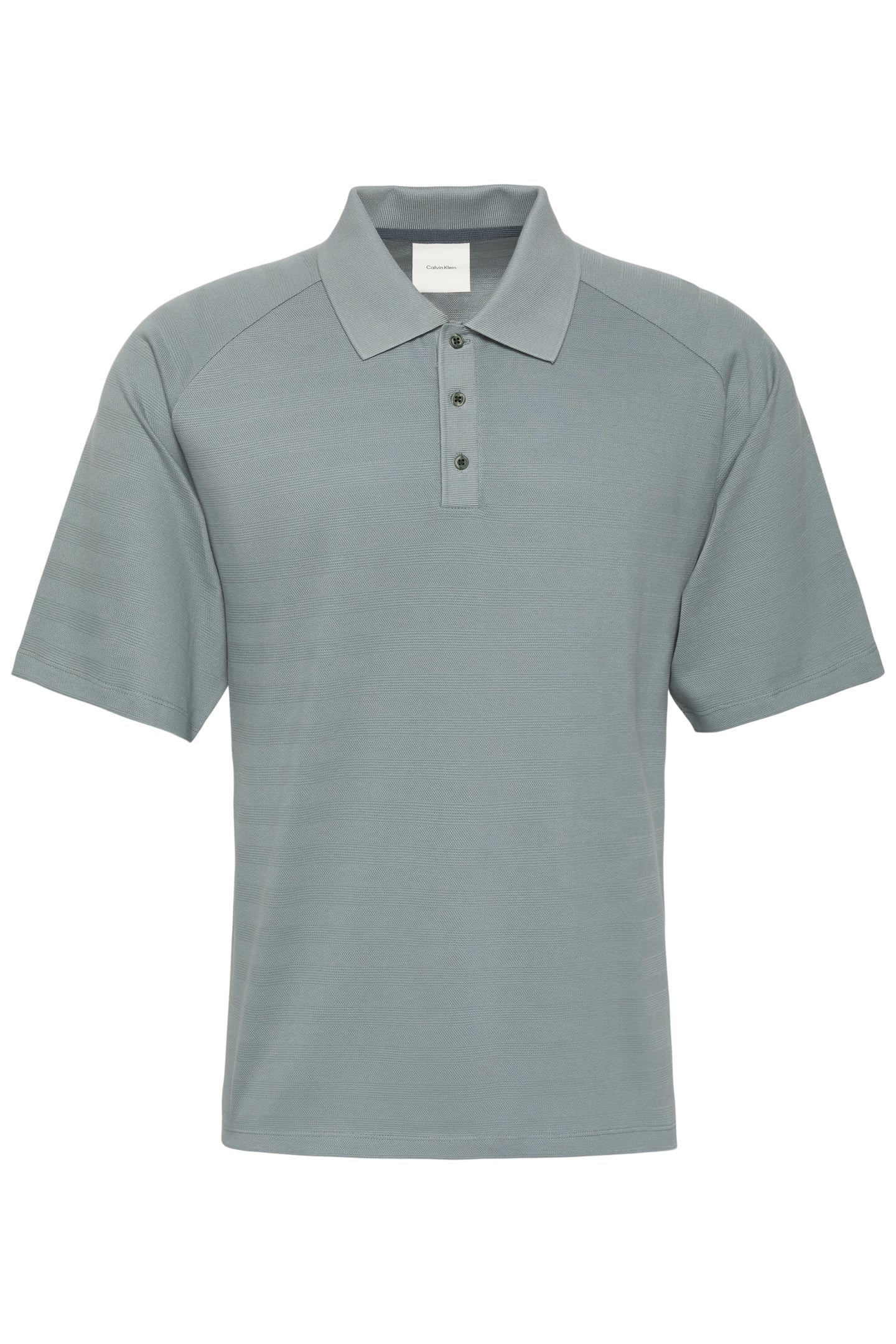 SS EASY BAR JACQUARD POLO FROSTED SPRUCE 5