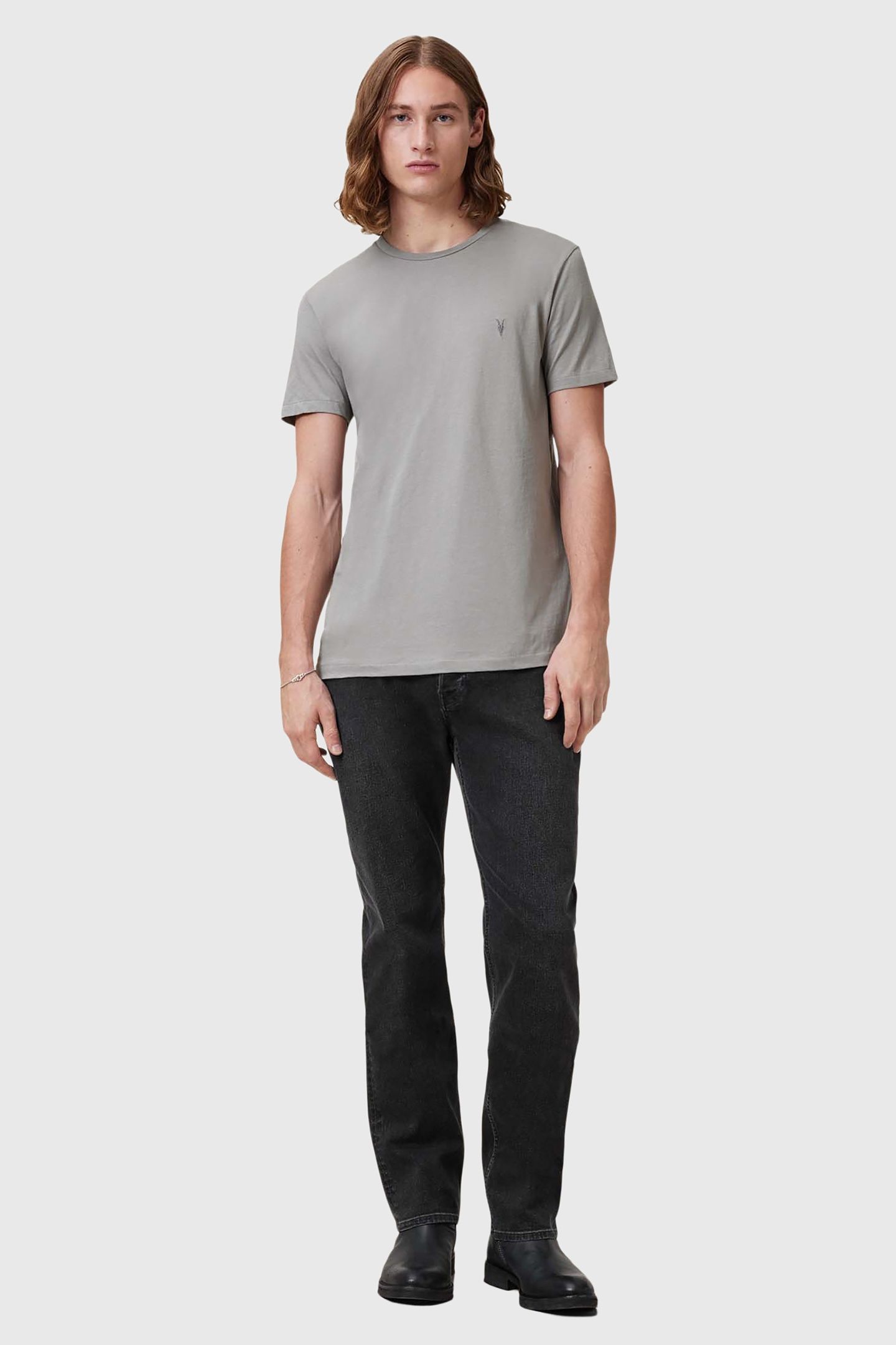 TONIC SS CREW FOSSIL GREY 3