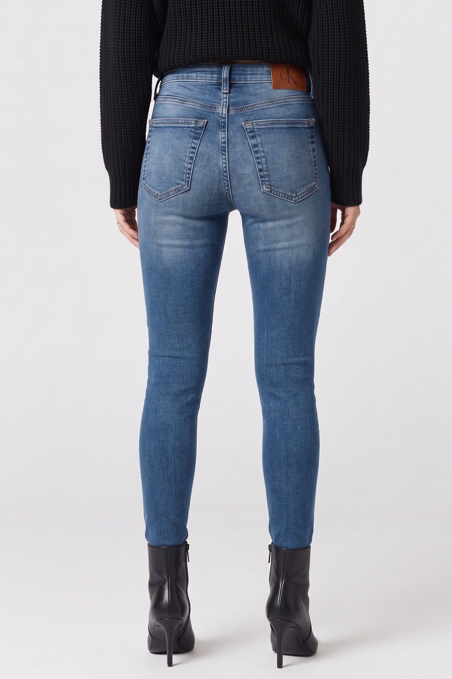 MID RISE SKINNY INDIGO JEAN INDIGO STATION 2