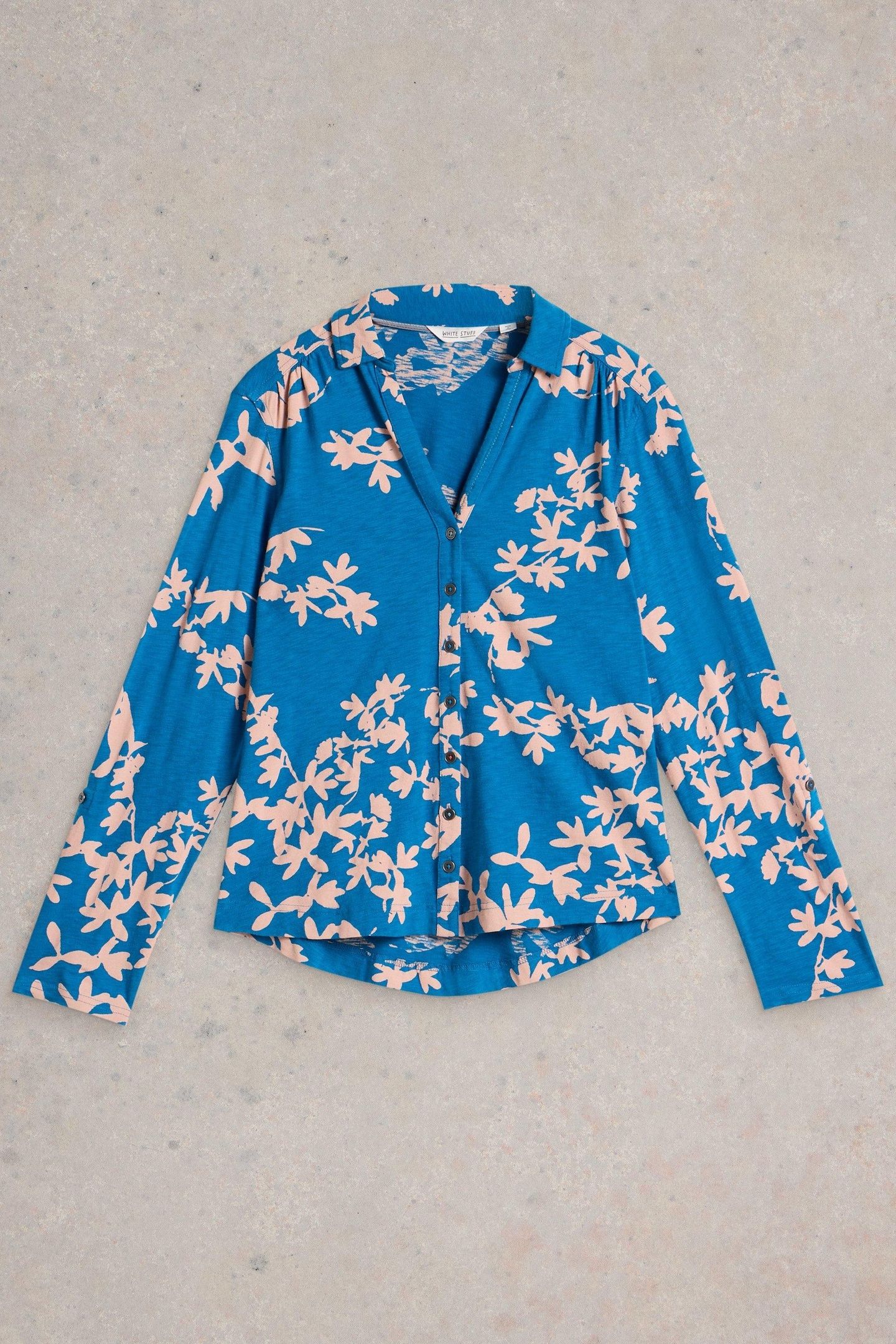 ANNIE JERSEY SHIRT PINK PRINT 3