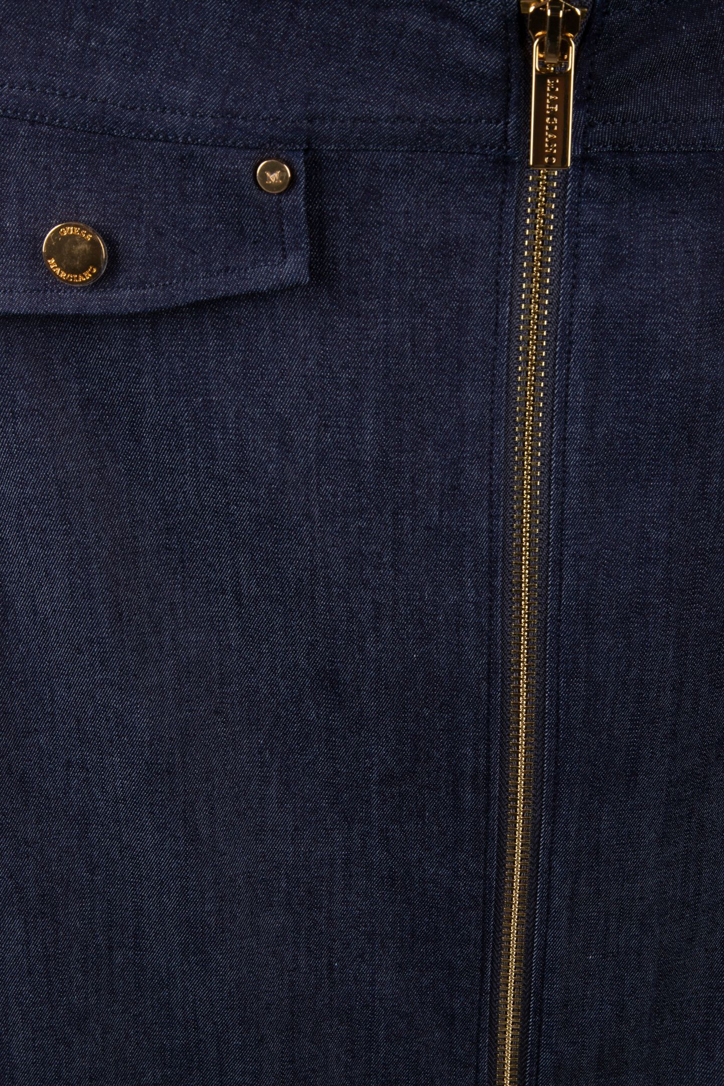 ZIPPED PENCIL MIDI S DARK WASH 4