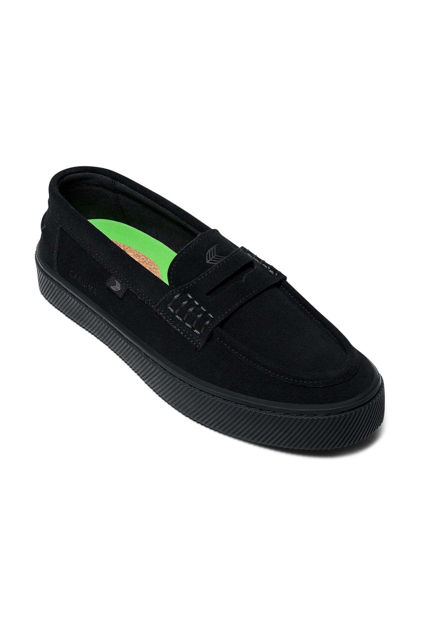 CAJU LOAFER ALL BLACK SUEDE MEN 2