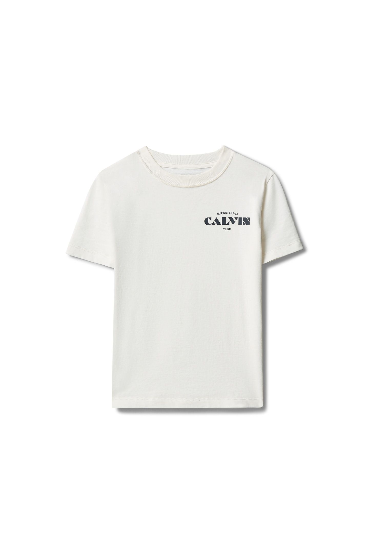 BOYS CALVIN SMALL CHEST LOGO TEE CITADEL 4