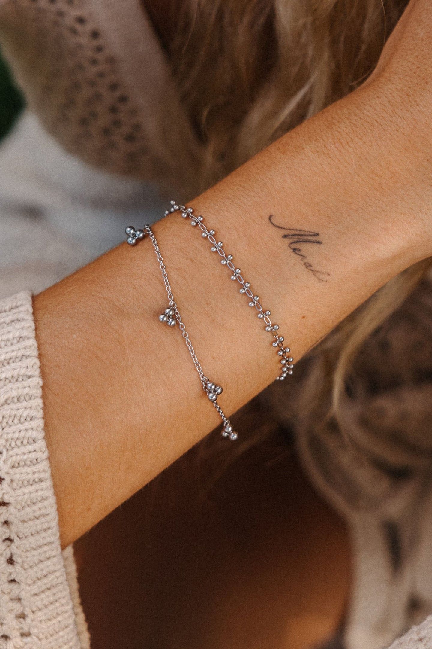 SEED ARMBAND SILVER 6