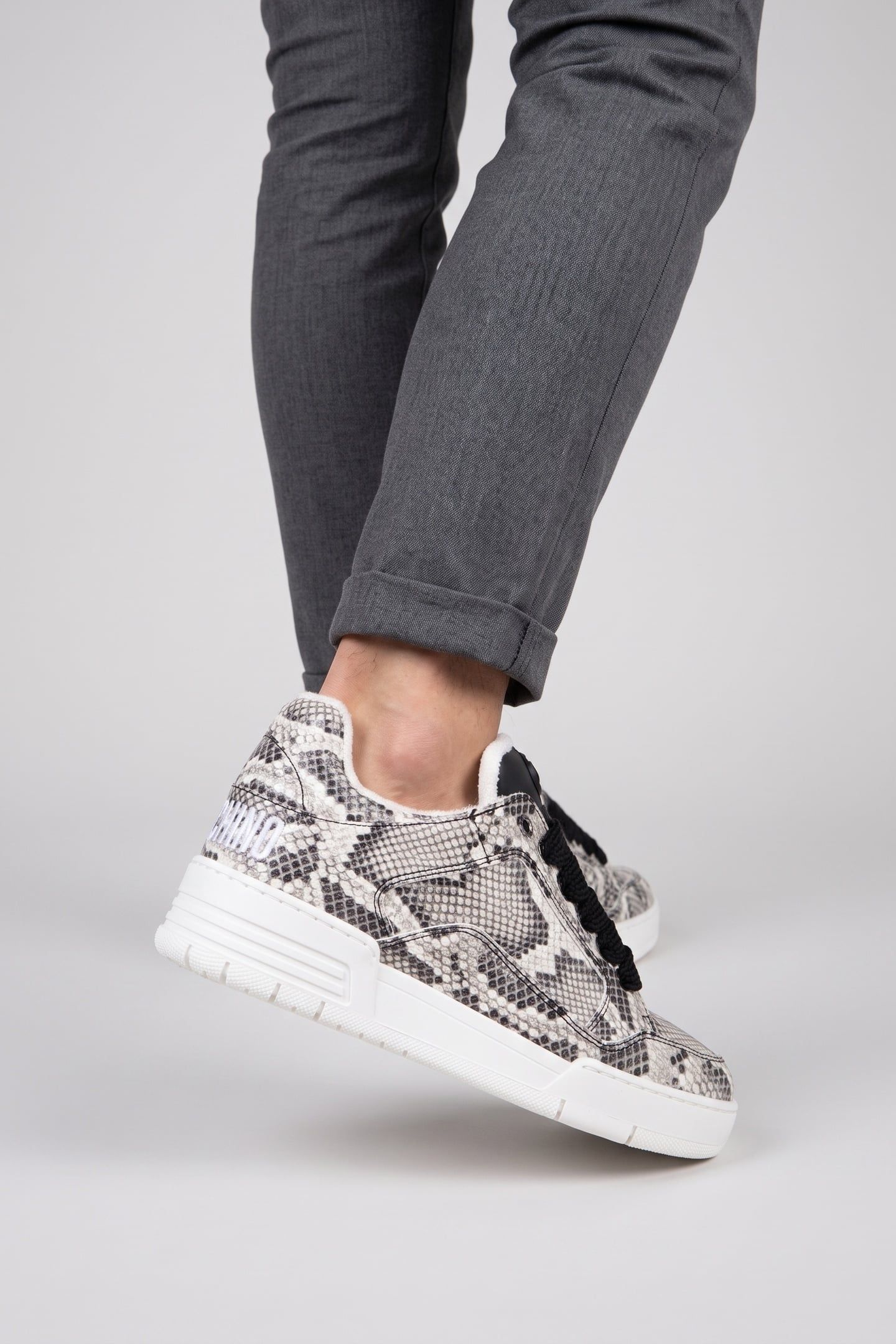 CALFSKIN SNEAKERS GREY 3