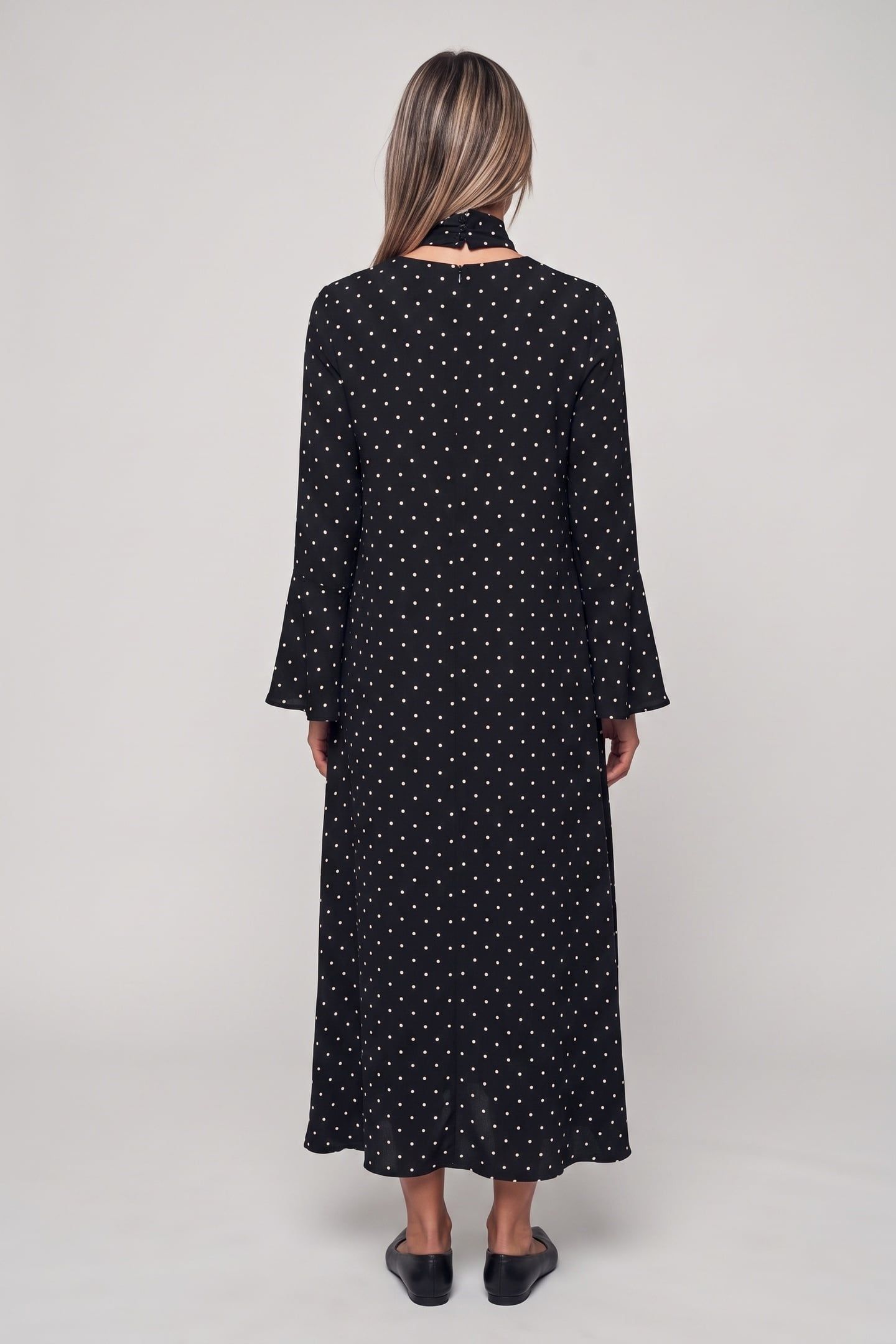 GUILIANA MAXI DRESS BLACK 2