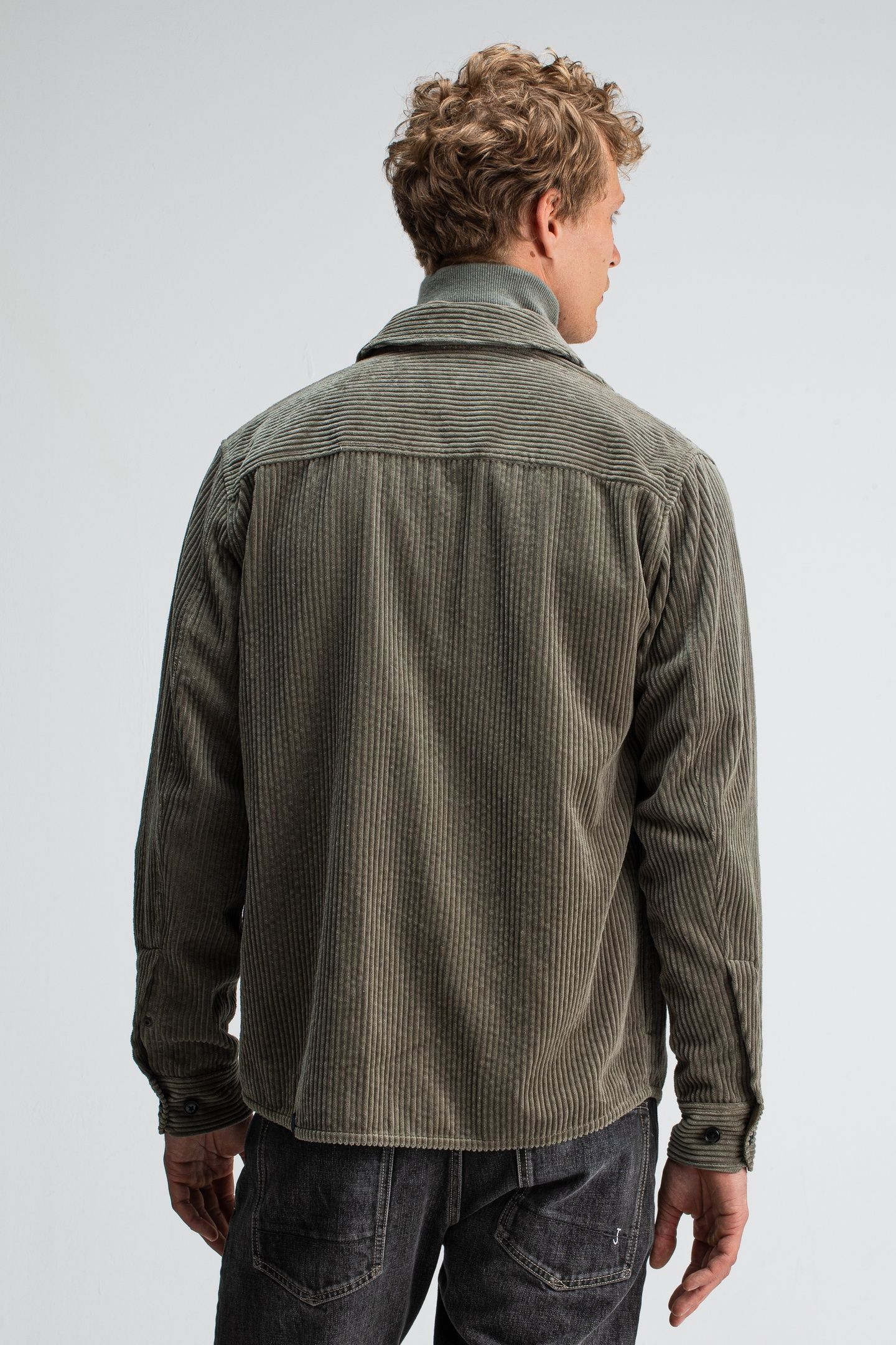COLBY CORD OVERSHIRT MOCHA BROWN 2