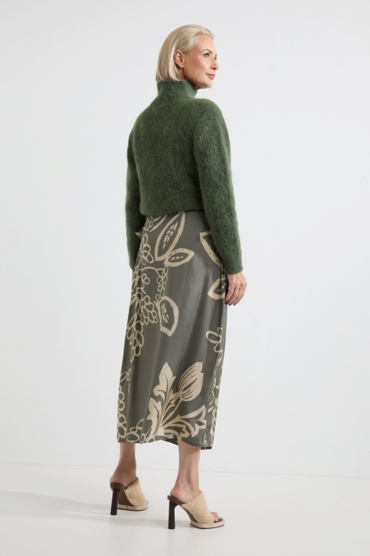 ADELINE SKIRT PESTO PRINT 3