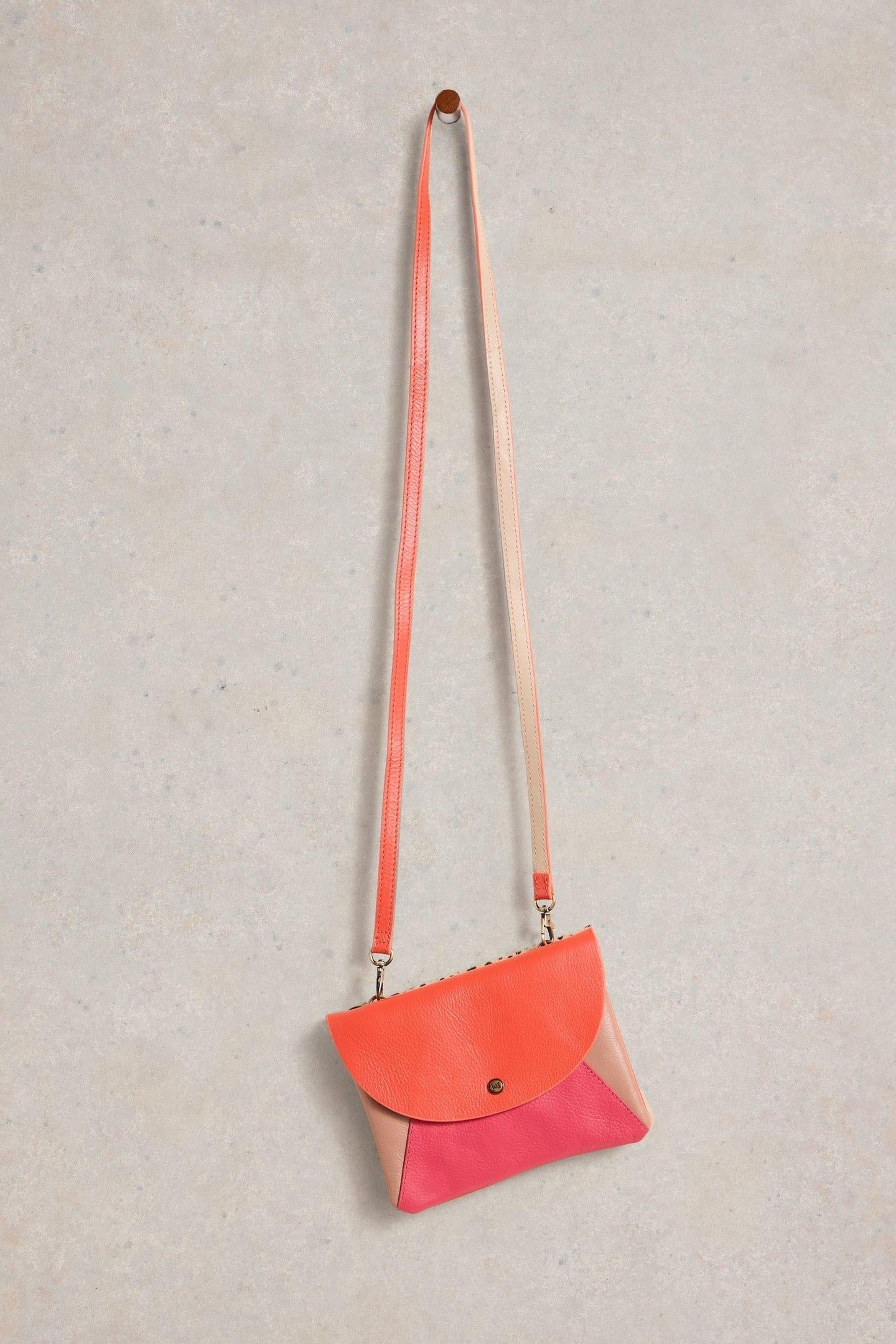COCO DOUBLE POUCH CROSSBODY PINK MULTI 2