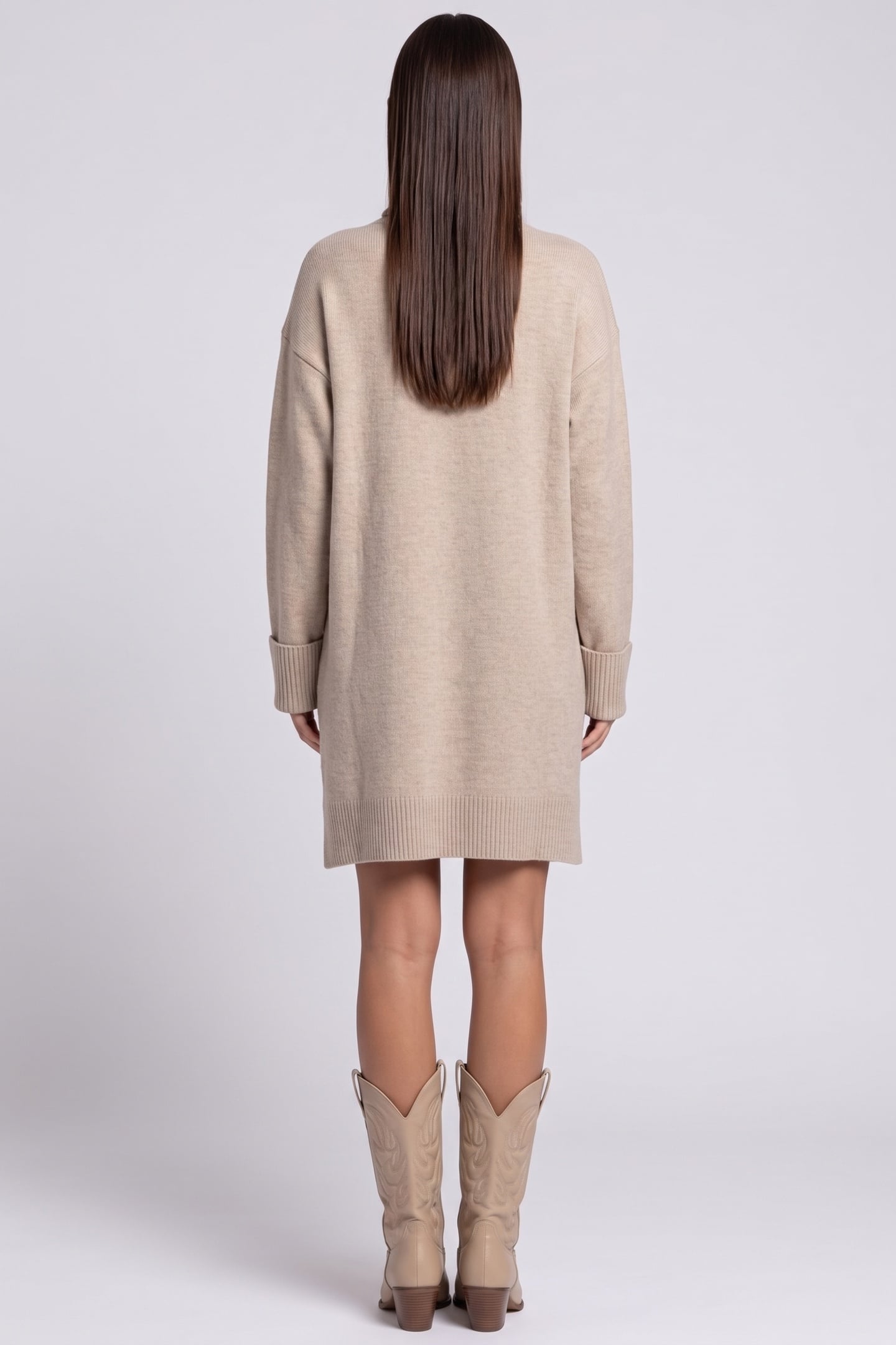 SABRINA DRESS BEIGE 2