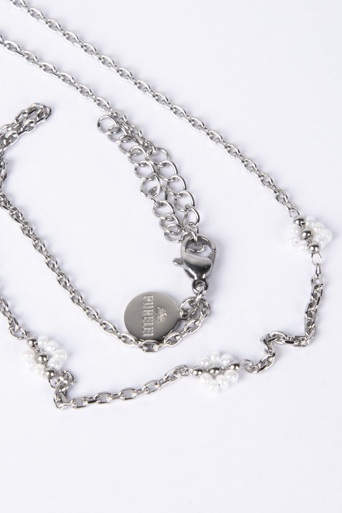 LINEN BLOSSOM KETTE SILVER 5
