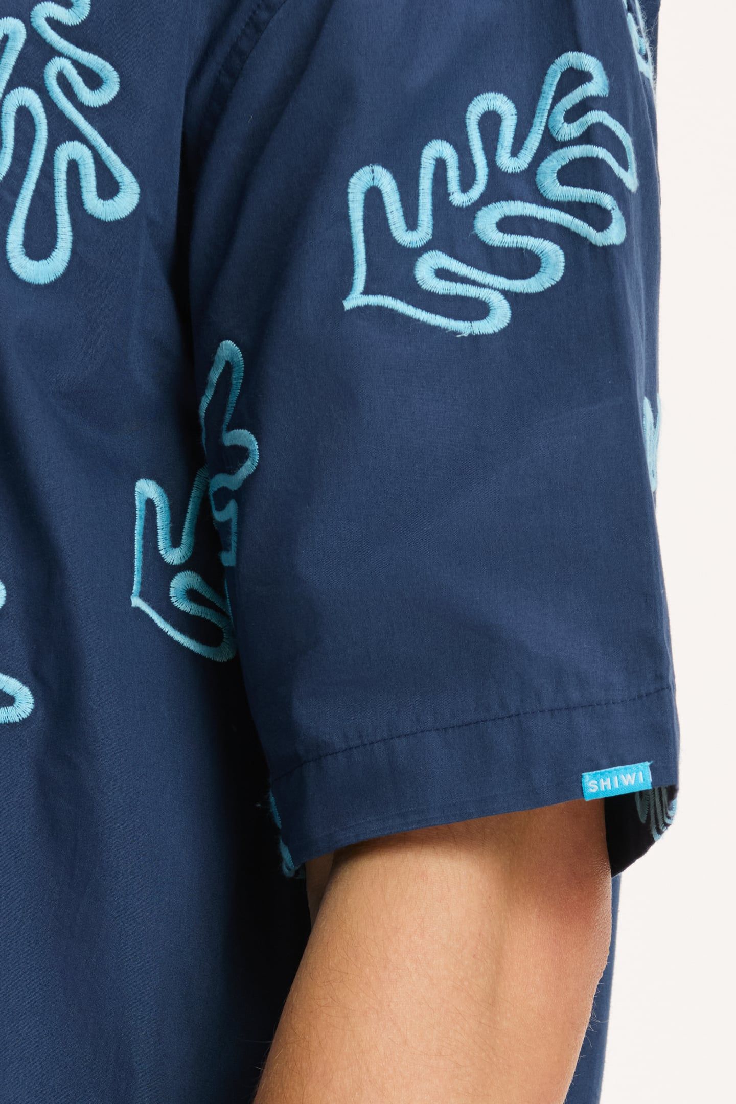 MEN SHORTSLEEVE REEF EMBROIDERY ROYAL BLUE 8