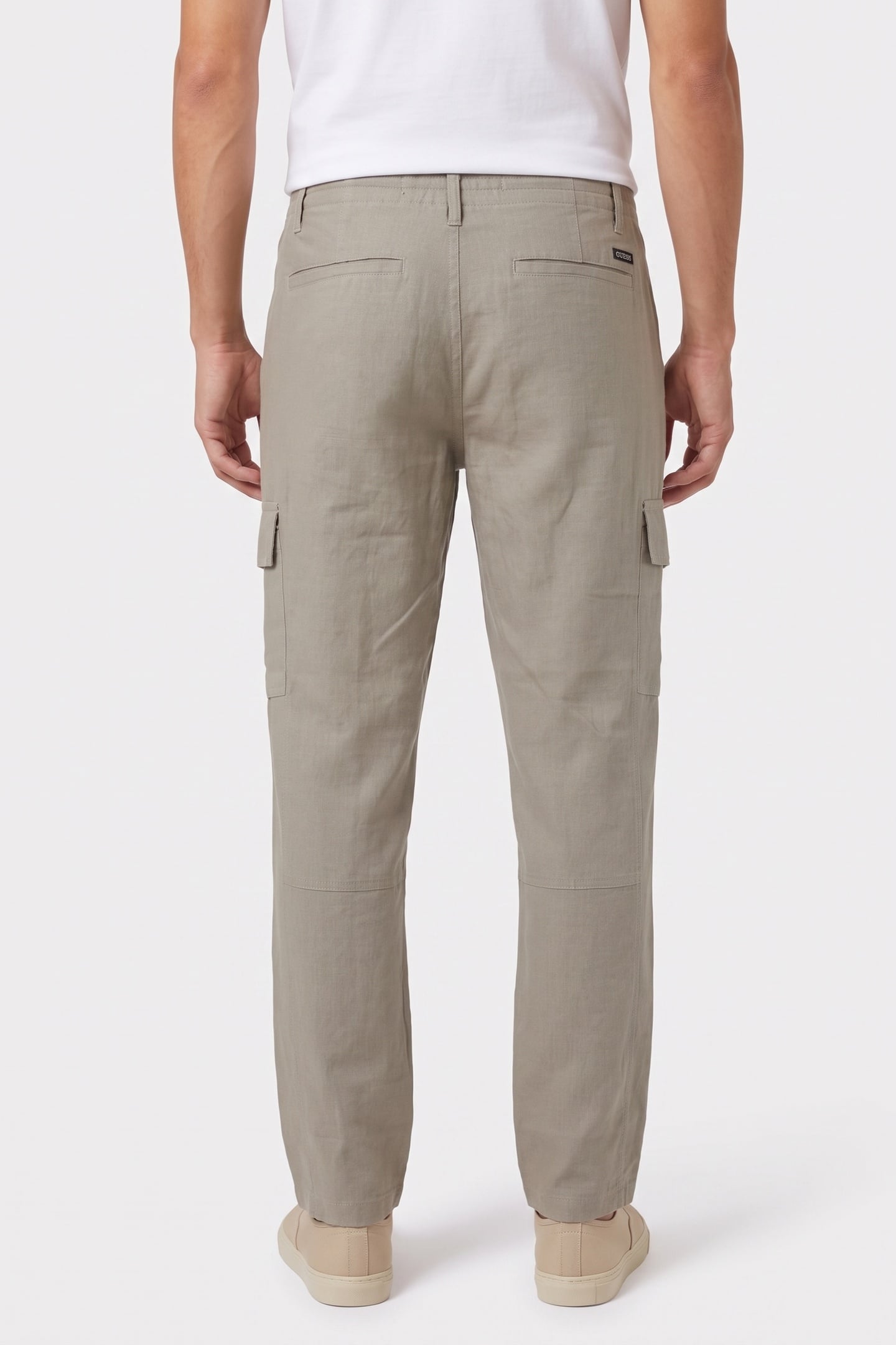 GUESS ECO FLETCHER LINEN CARGO SAGE PLANT MULTI 3