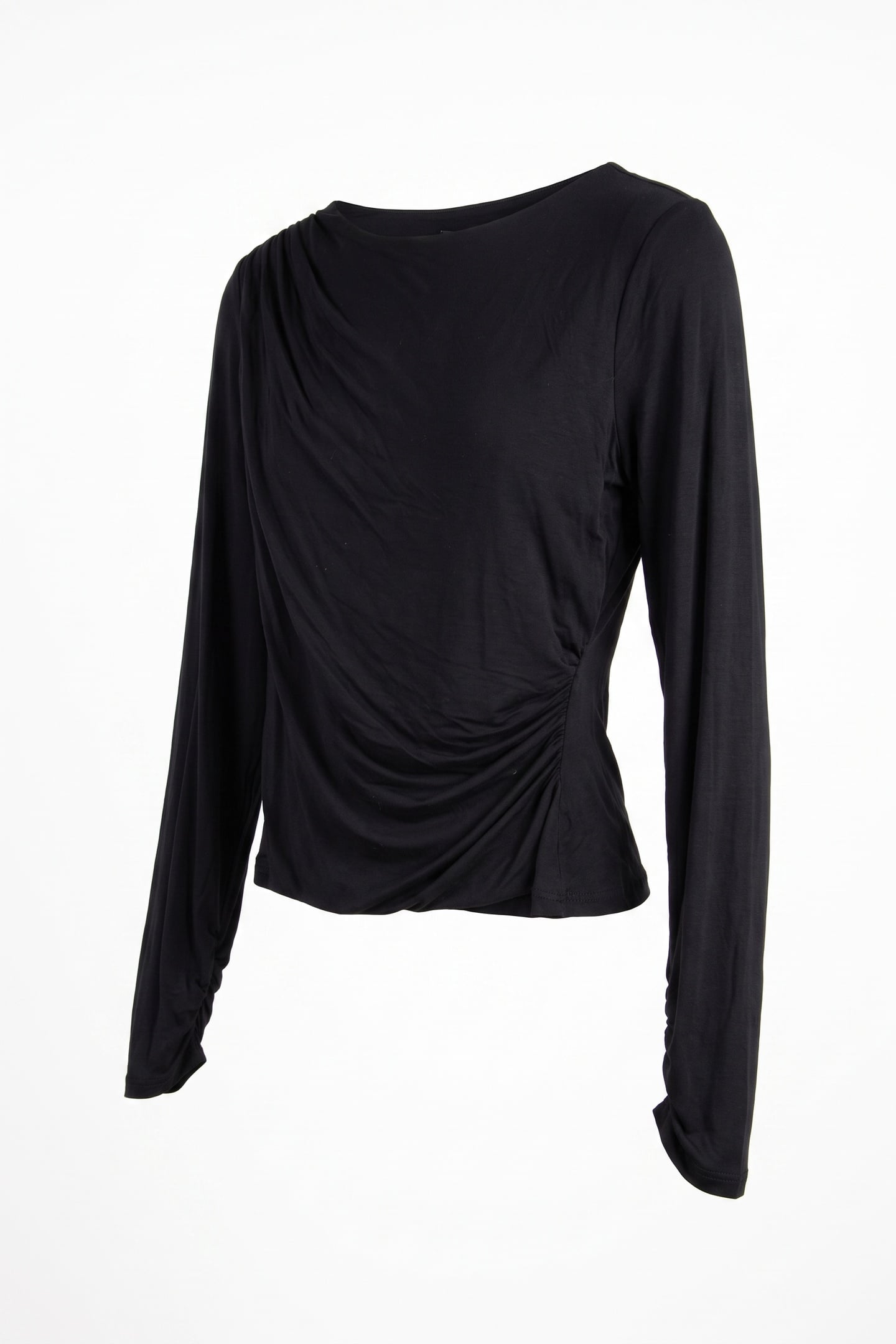 GUESS ECO LS SHIRRED NOELLE TO JET BLACK A996 4