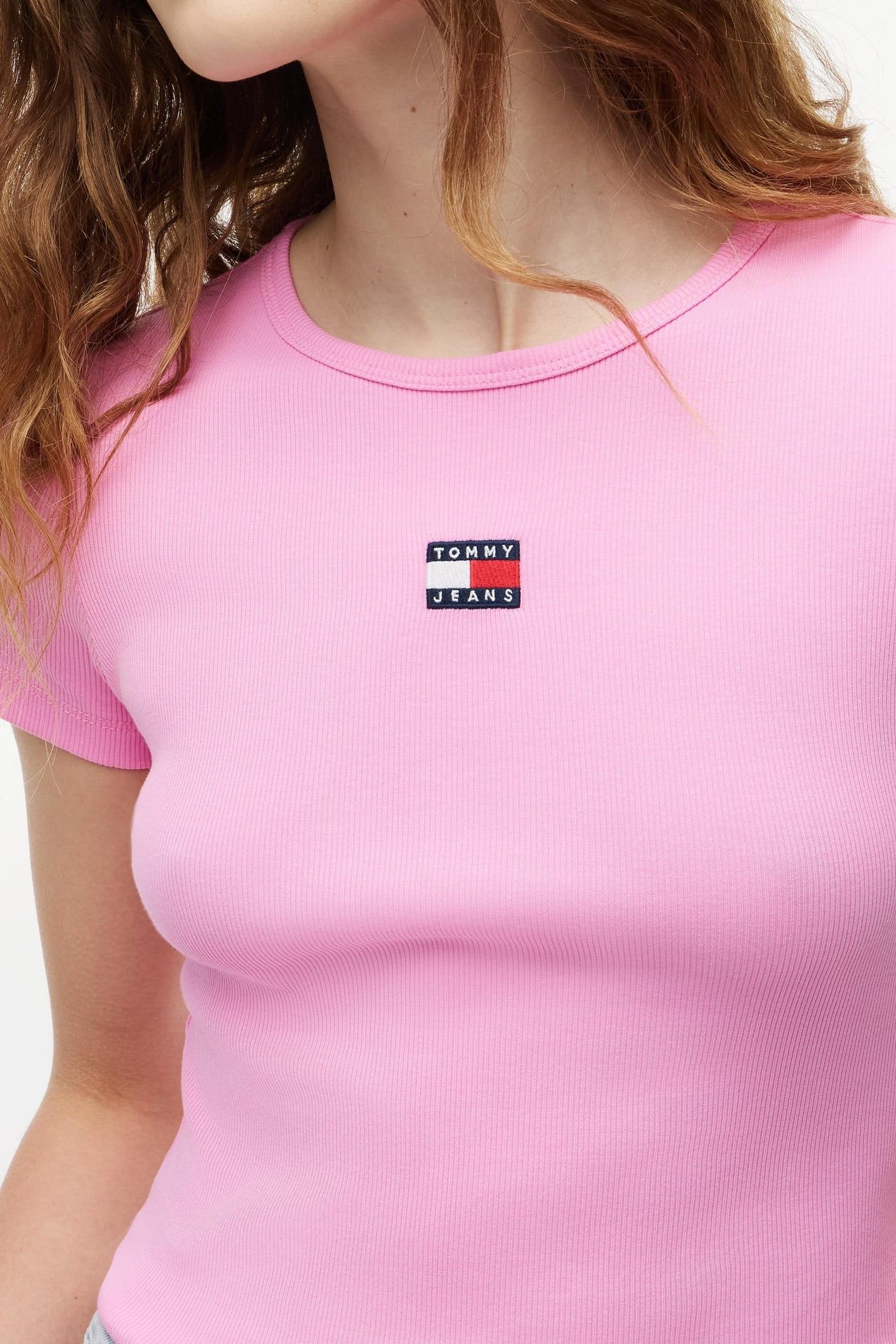 SLIM BADGE RIB PINK DAISY 5