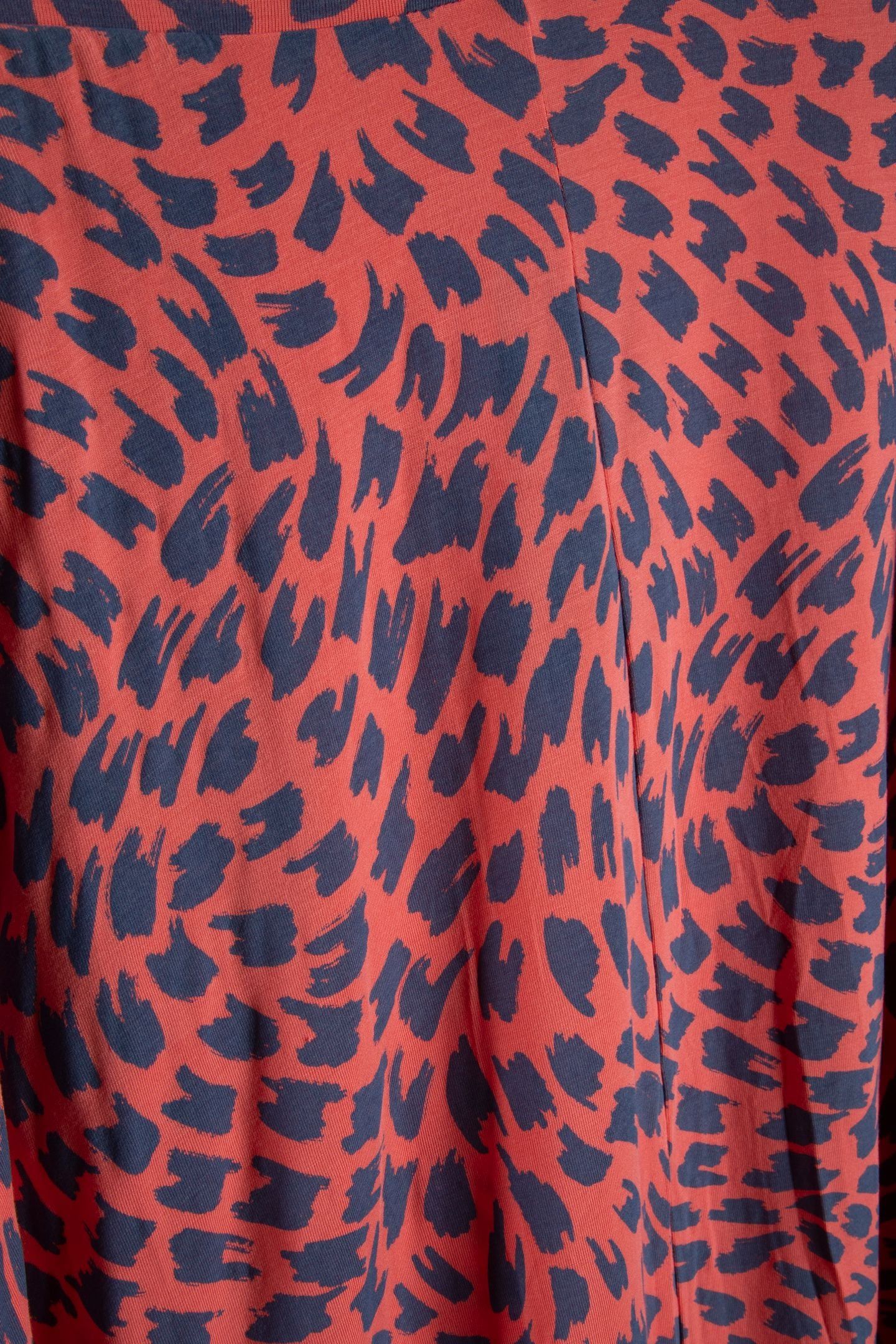 JANE JERSEY MAXI SKIRT RED PRINT 4