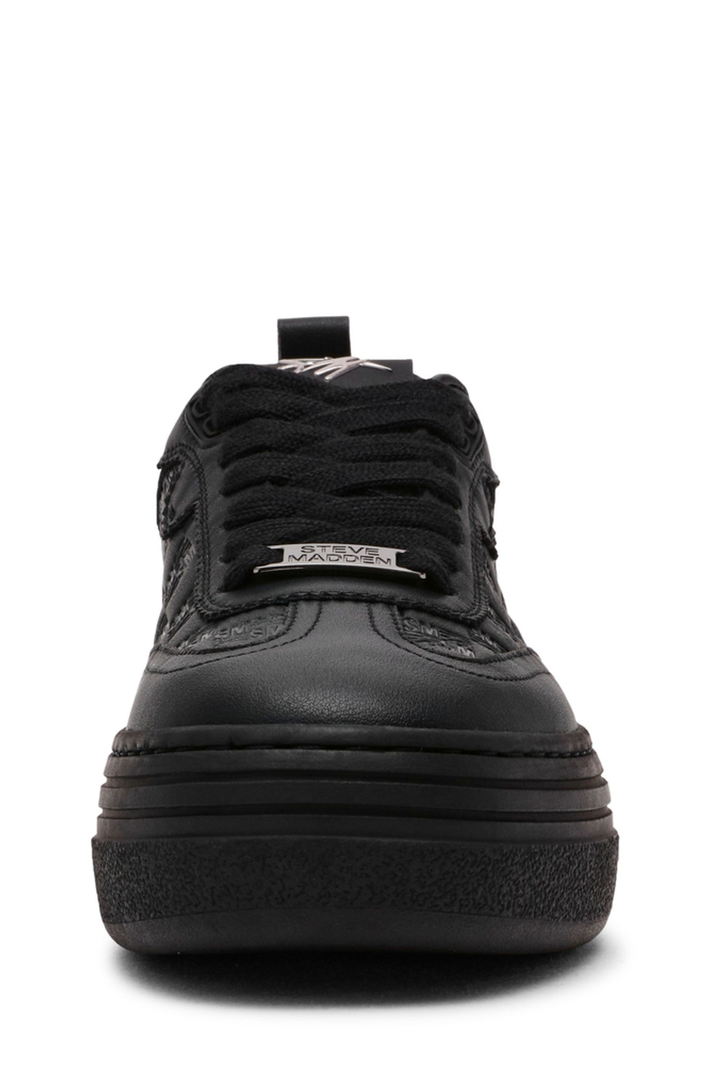 CATAPULT SNEAKERS BLACK ACTION LEATHER 4