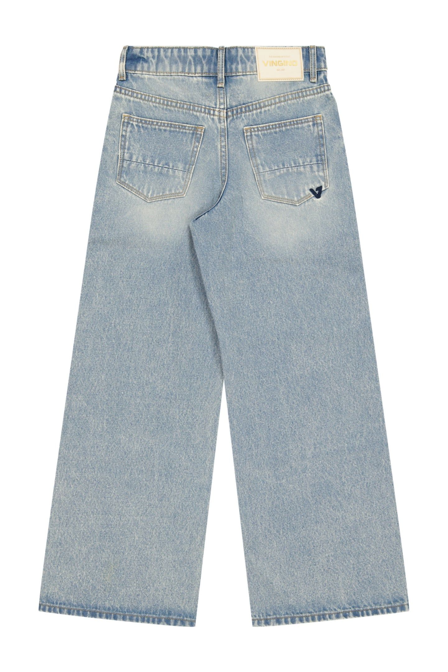 GIRLS CHERRY JEANS MID BLUE WASH 2
