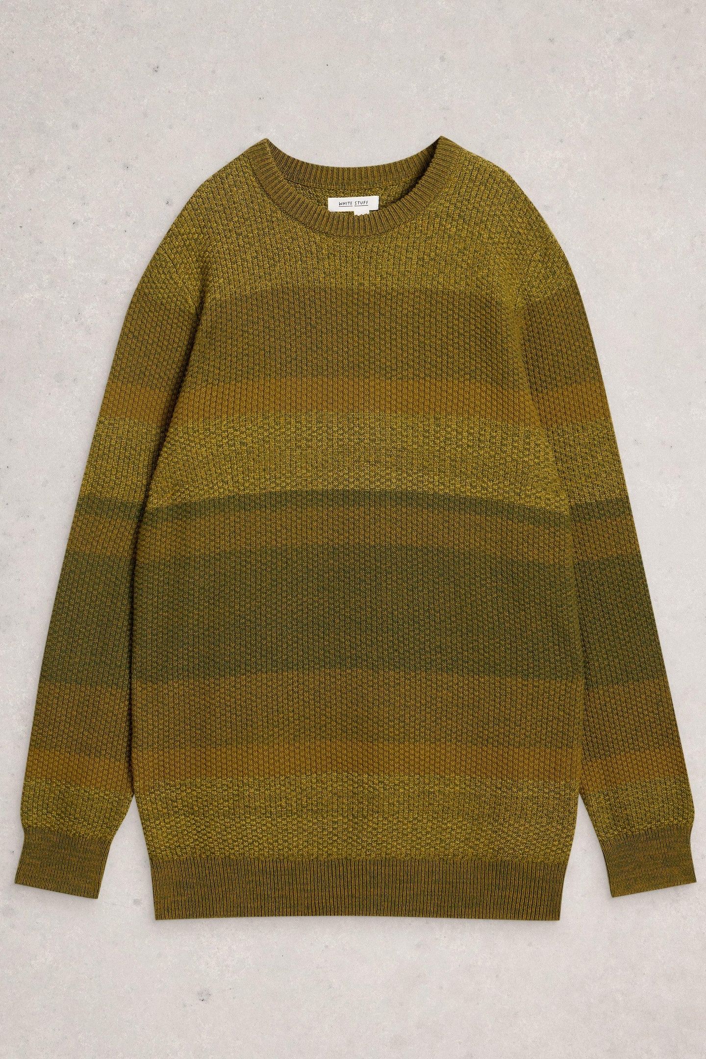 SPACE DYE CREW GREEN MULTI 1