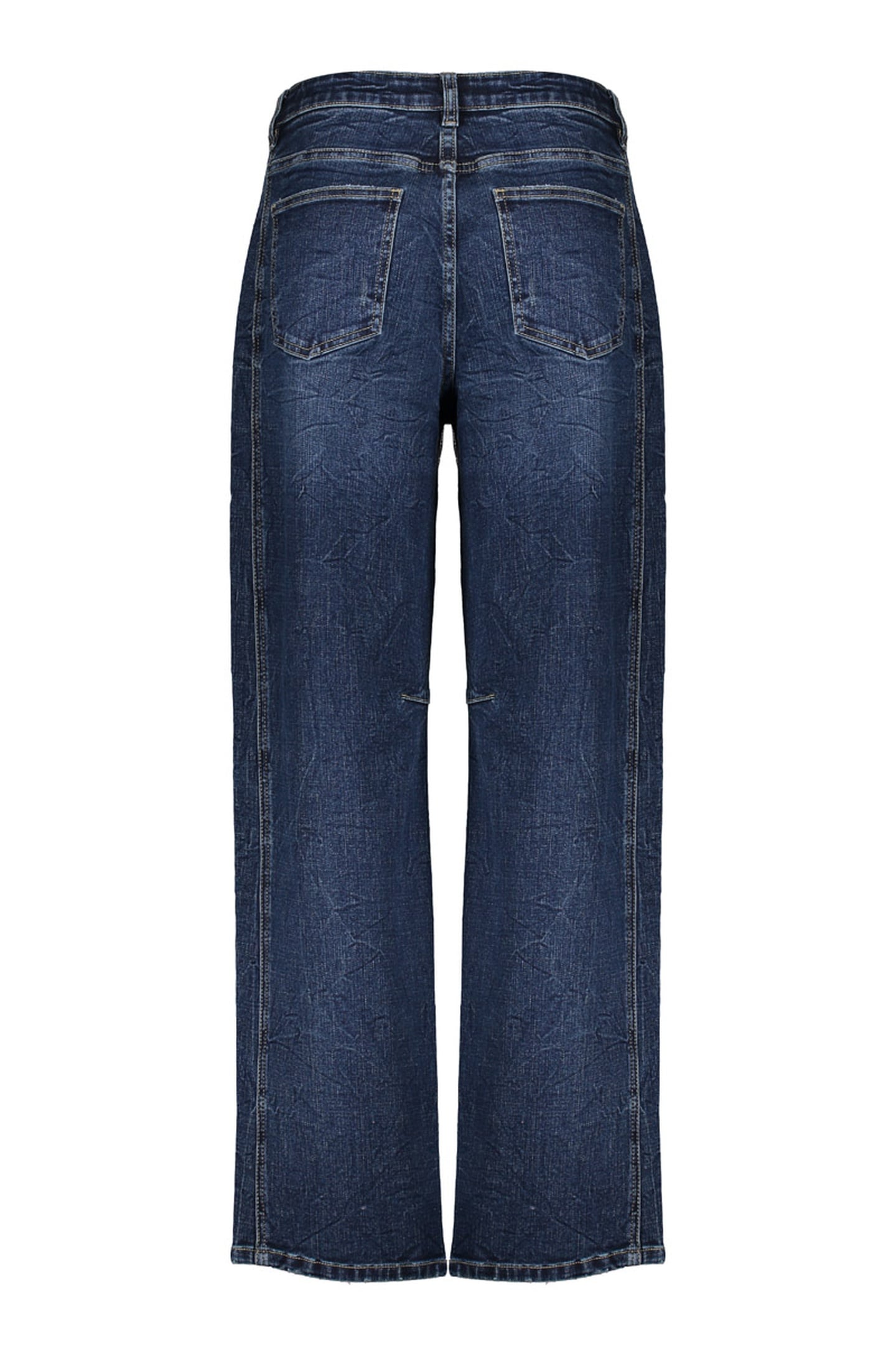 JEANS BALLOON DARK BLUE DENIM STONEWASH 3