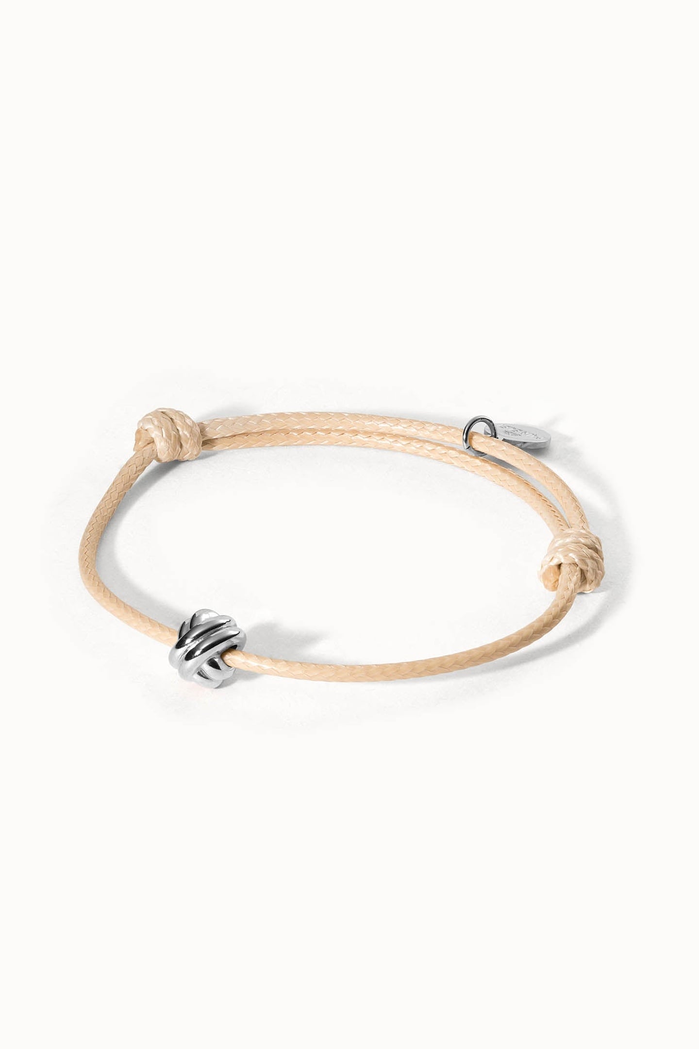 KNOT ARMBAND SILVER 5