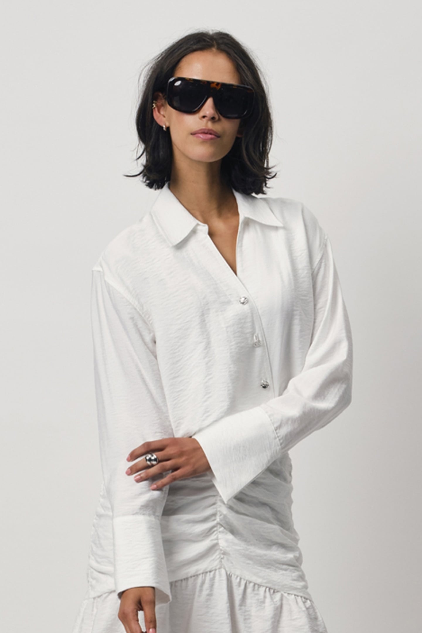 BILLY DRAPEY SHIRT MILK WHITE 2
