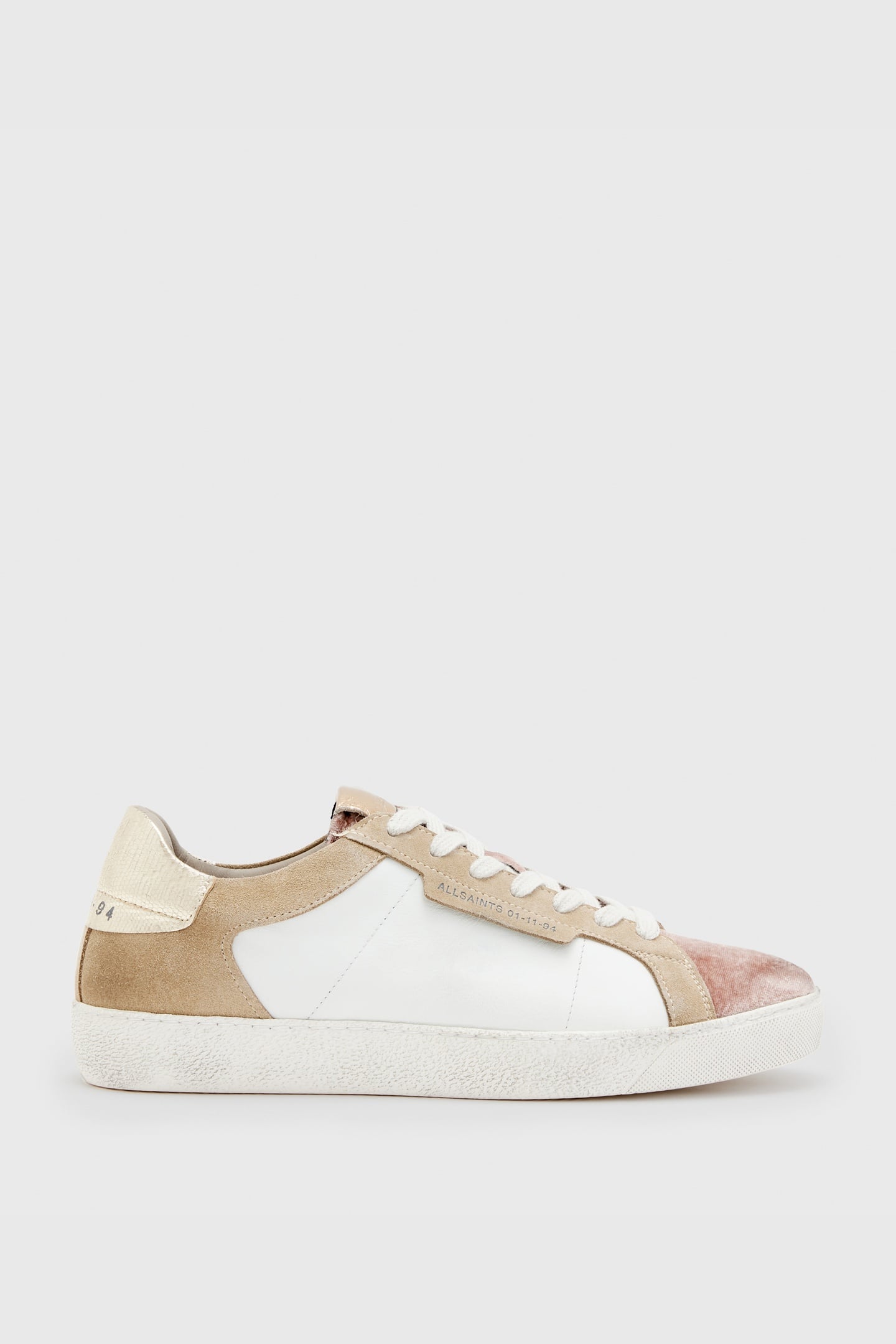SHEER SNEAKER CHALK WHITE/PINK 1