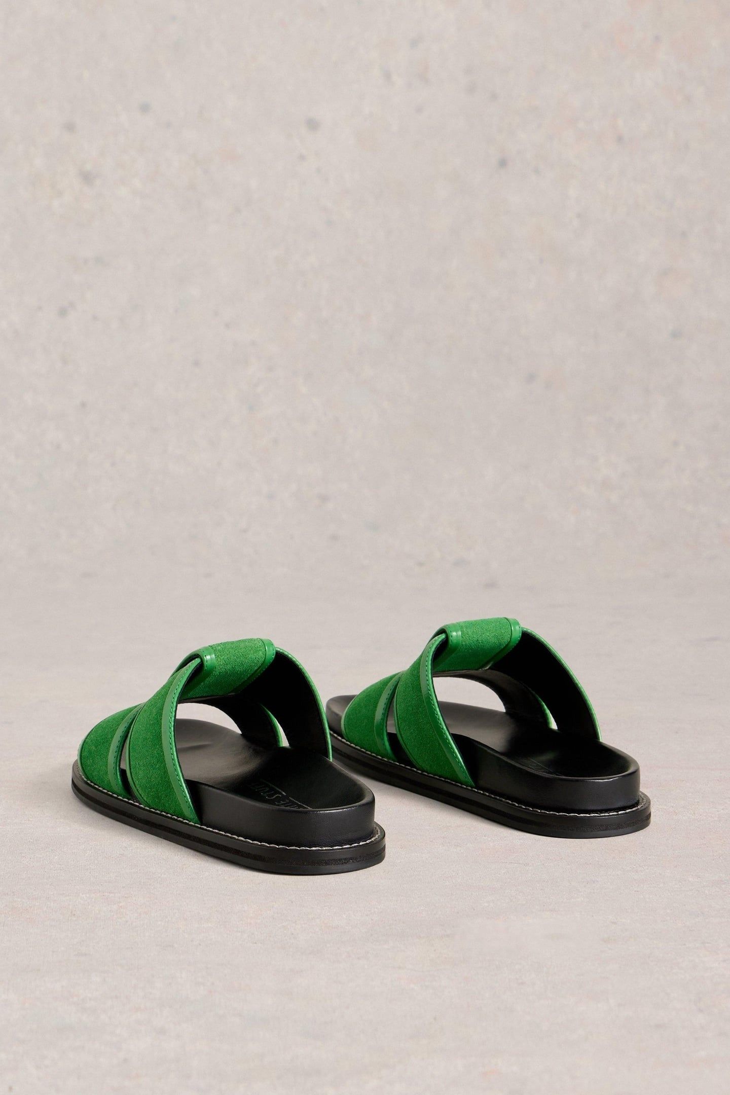 ZIGGY SLIDER FOOTBED BRIGHT GREEN 3