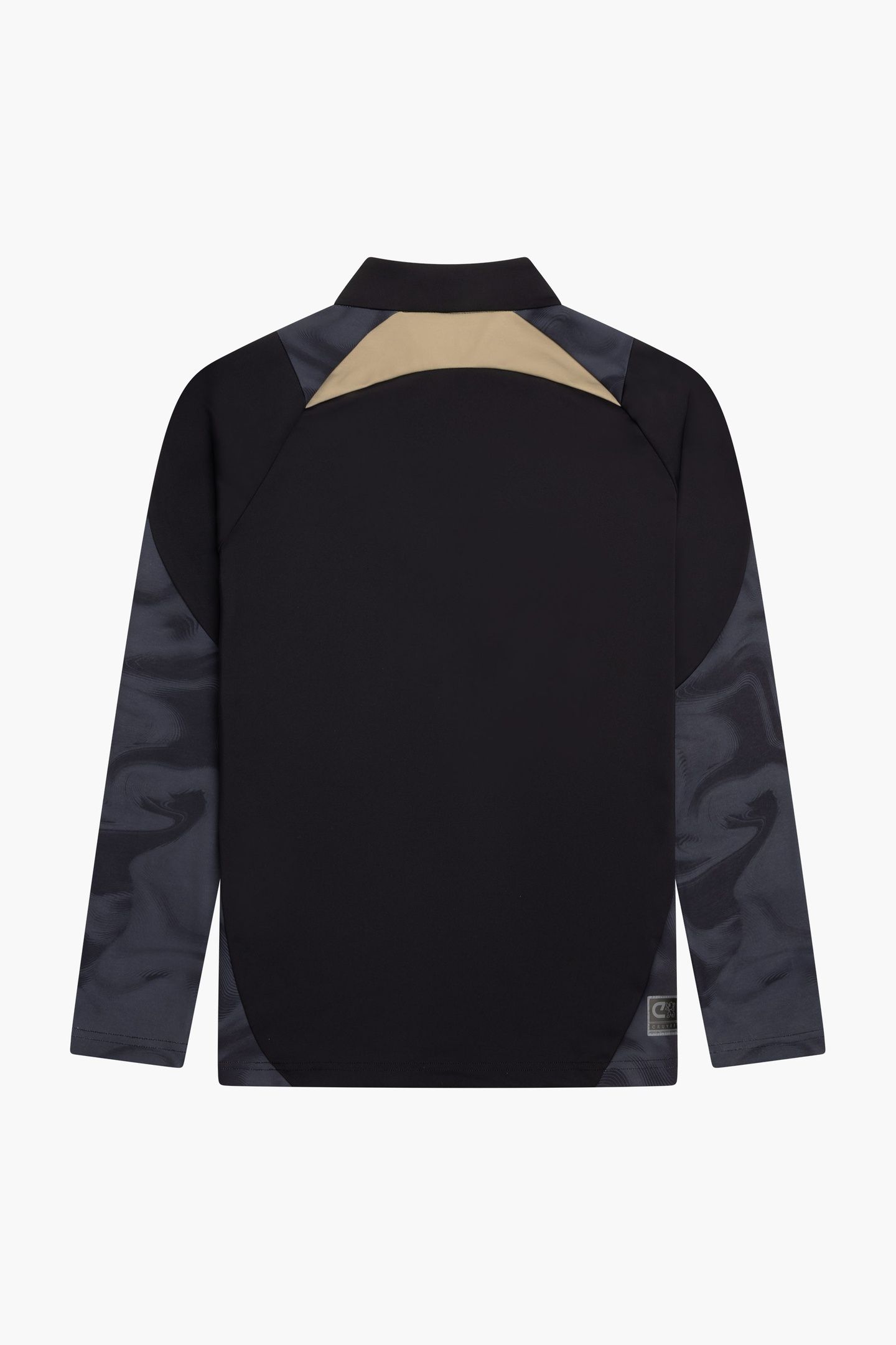 DEFENSE 1/4 ZIP TOP BLACK 2
