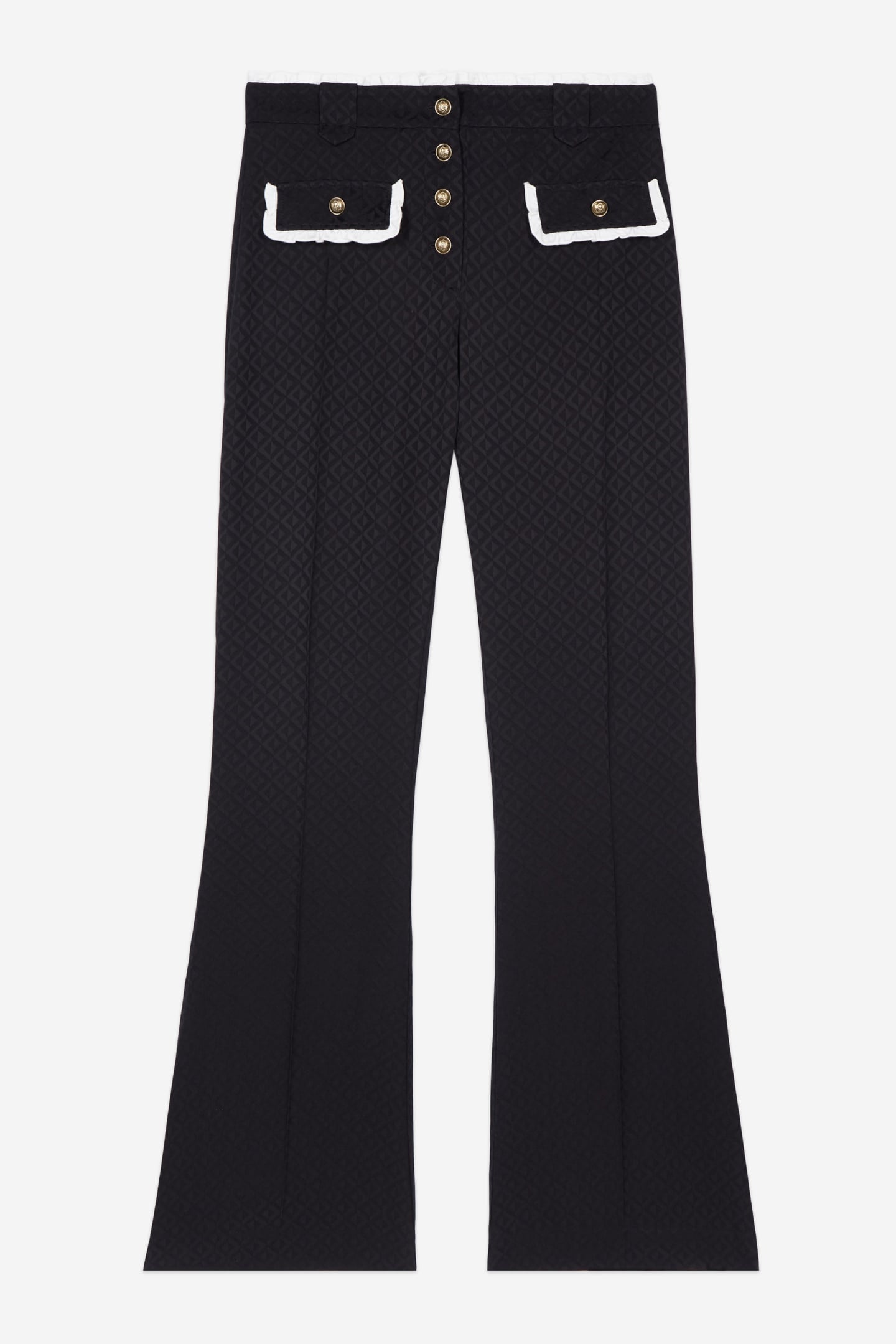 JACQUARD TROUSERS BLACK 5