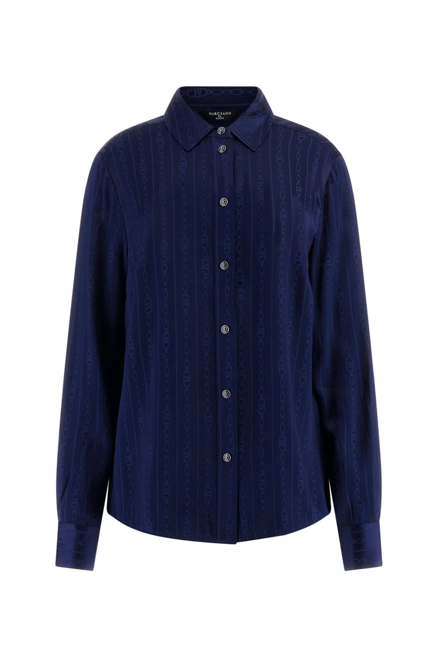 MELISSA SHIRT NAVY MONOGRAM JACQAU 6