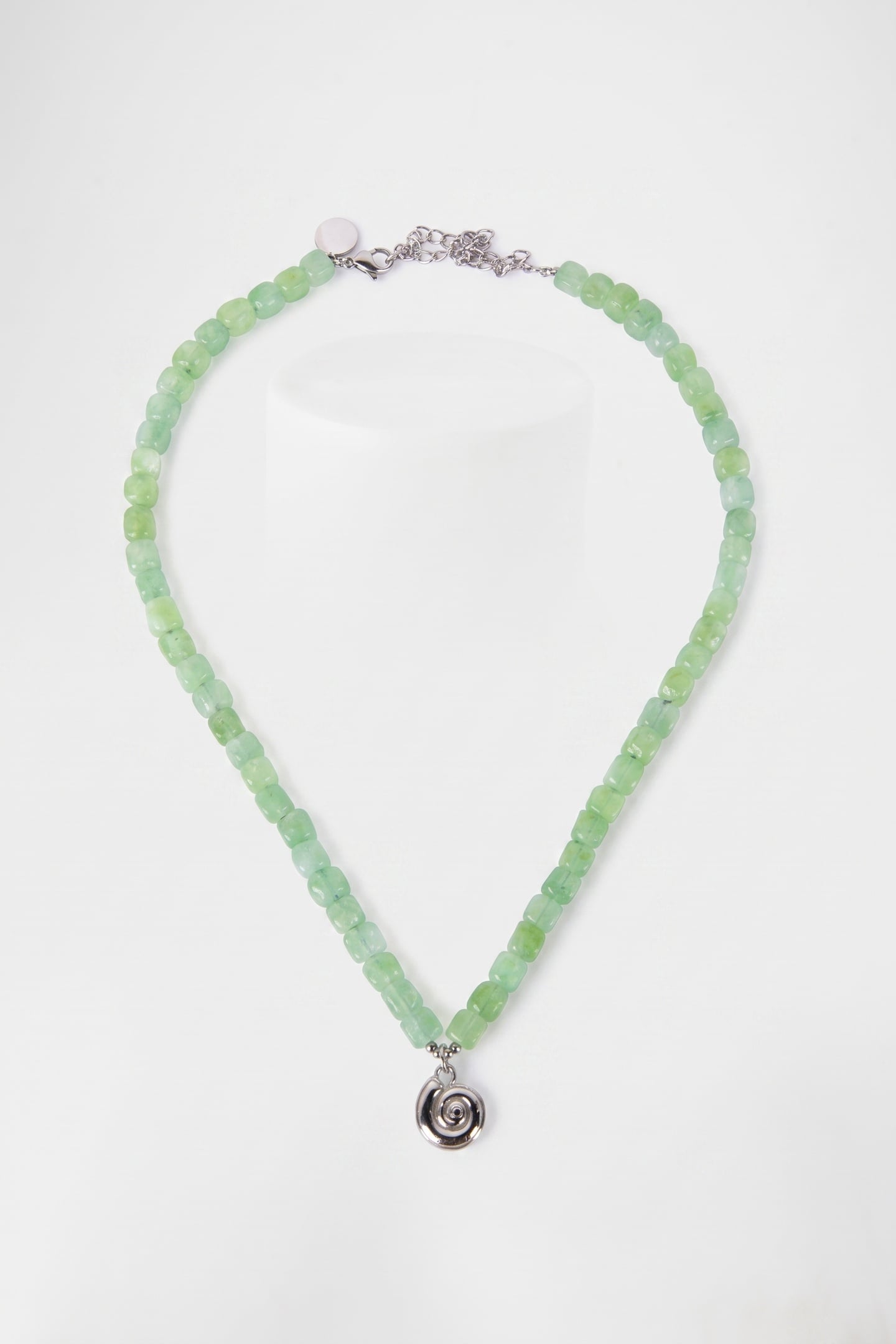 SUNDIAL SHELL JADE KETTE SILVER 2