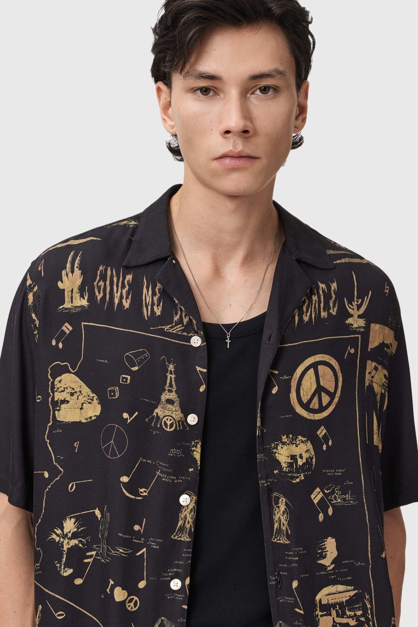 PACIFY SS SHIRT RATTAN BROWN 2