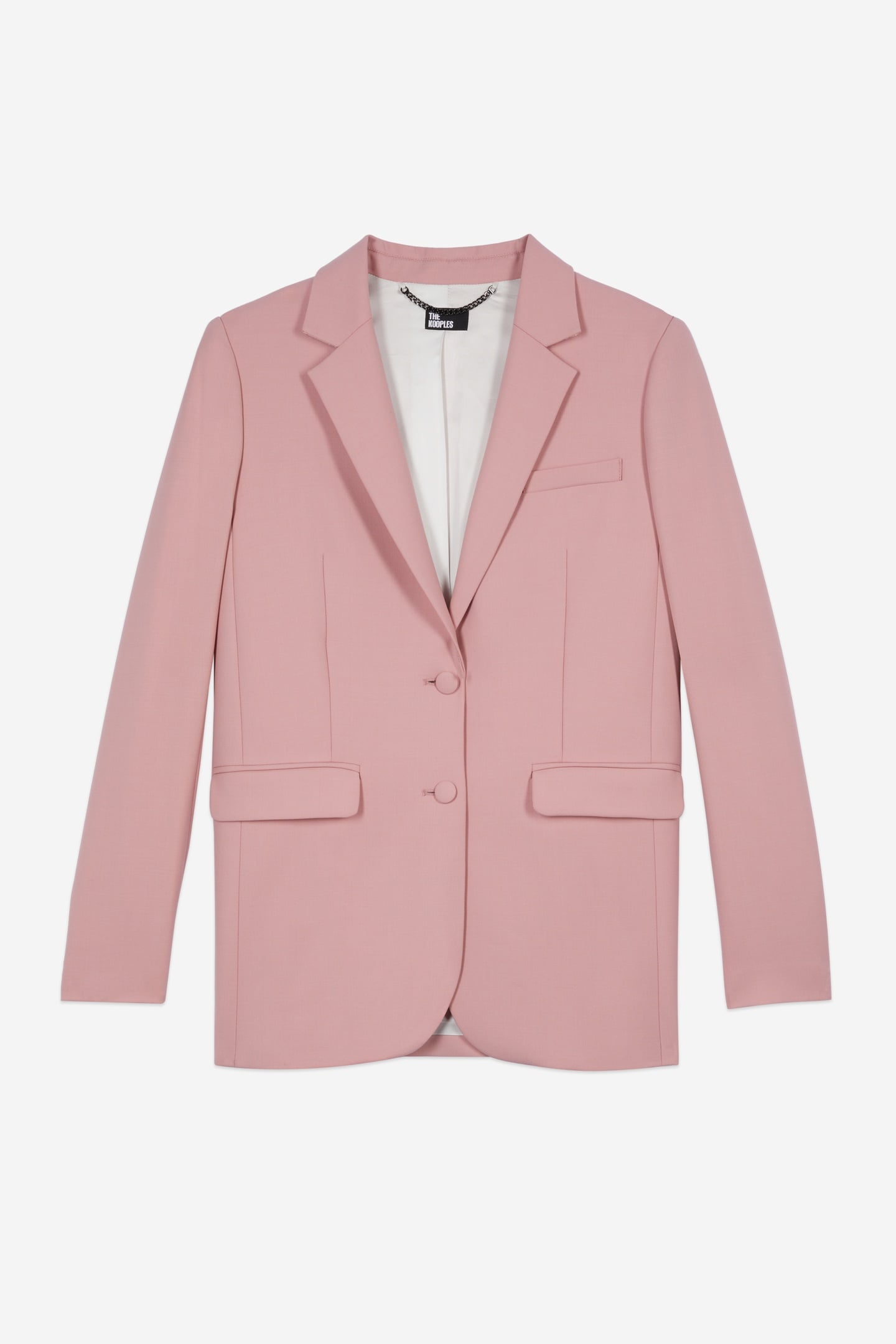 WITH FABRIC-COVERED BUTTONS PASTEL PINK 5