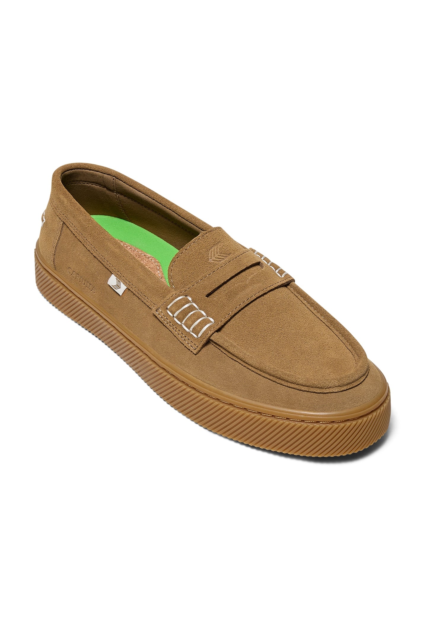 CAJU LOAFER GUM CAMEL SUEDE WOMEN 2