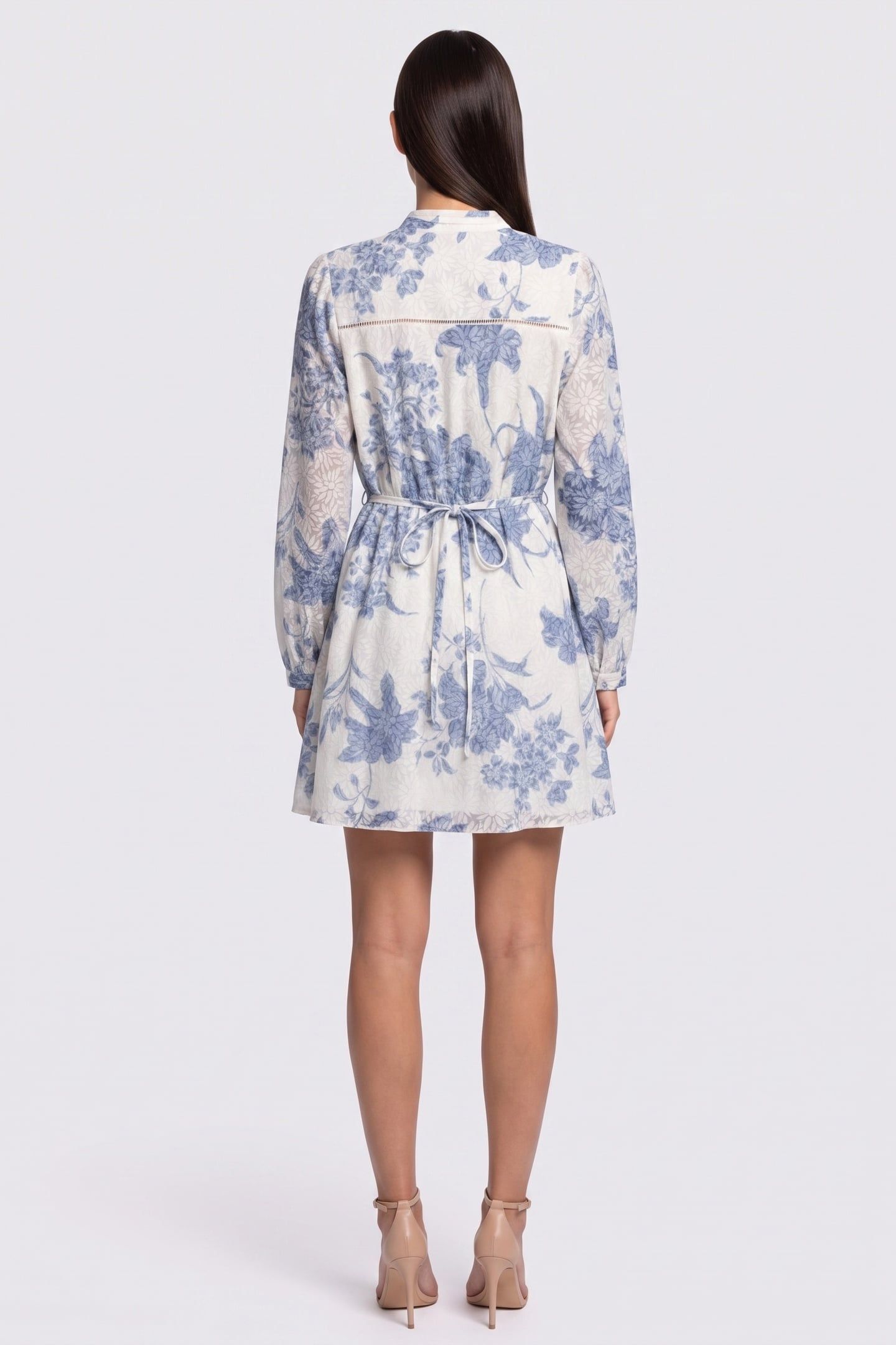 GUESS ECO ADÈLAIDE LS FLARE DR DREAMING LILIES PRIN 2