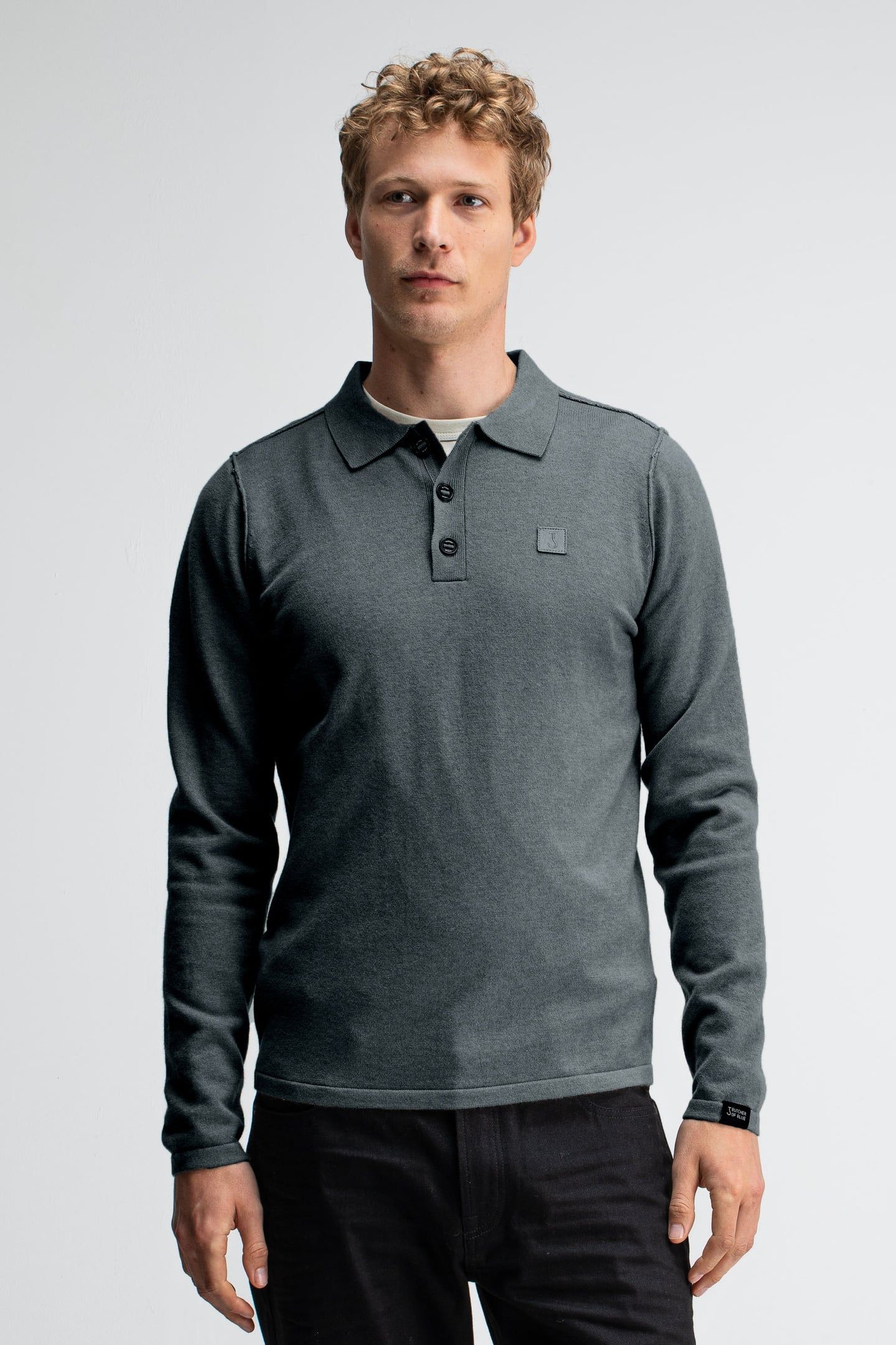 CLIFTON POLO GREY BLACK 1