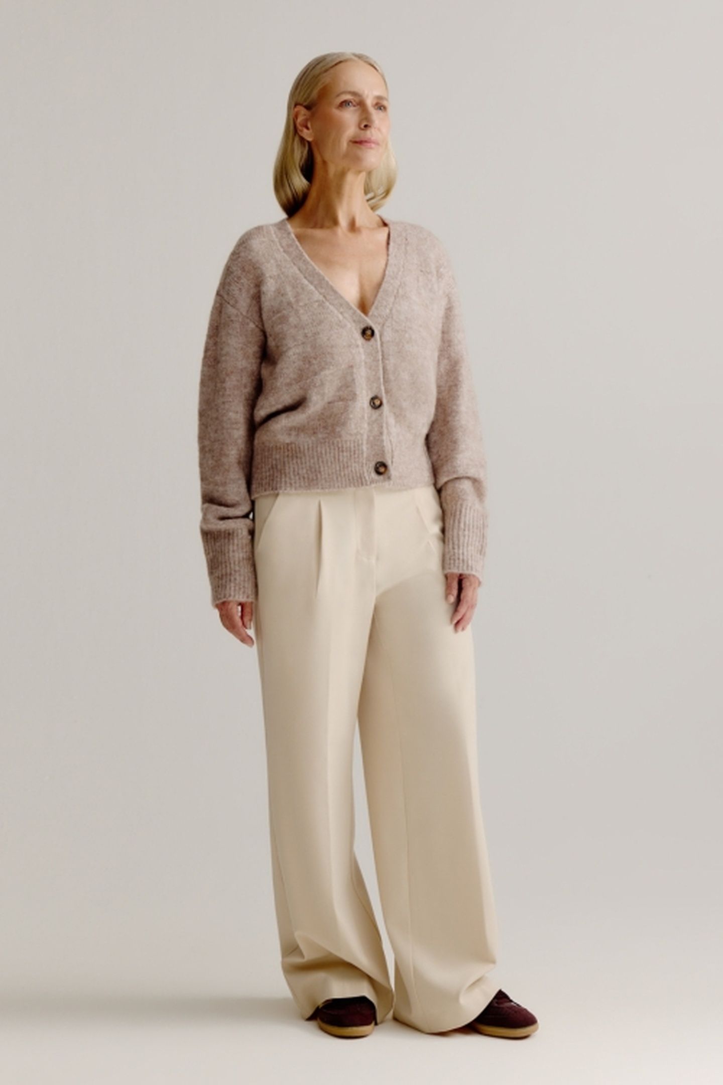 LEA CARDIGAN SAND 2