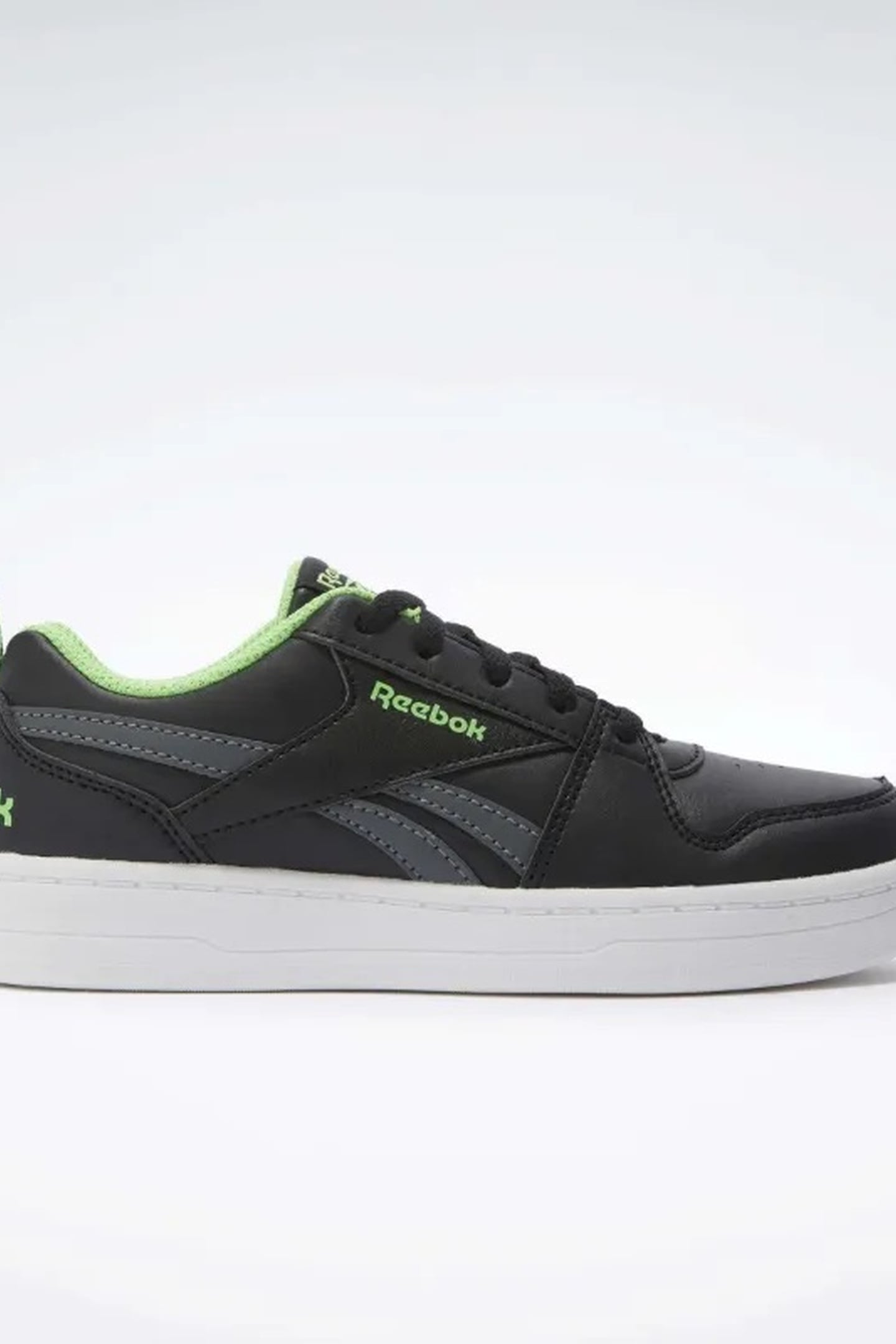 BOY'S REEBOK ROYAL PRIME BLACK/GREY/SOLARLIME 1
