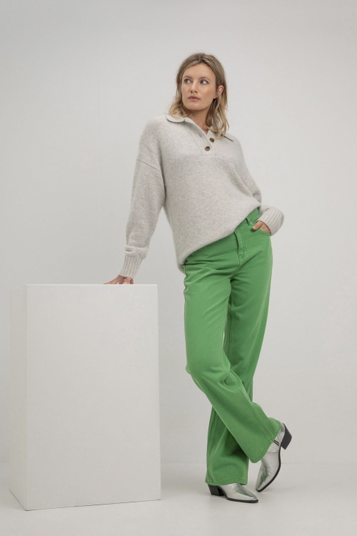 SASCHA SWEATER LIGHT GREY 2